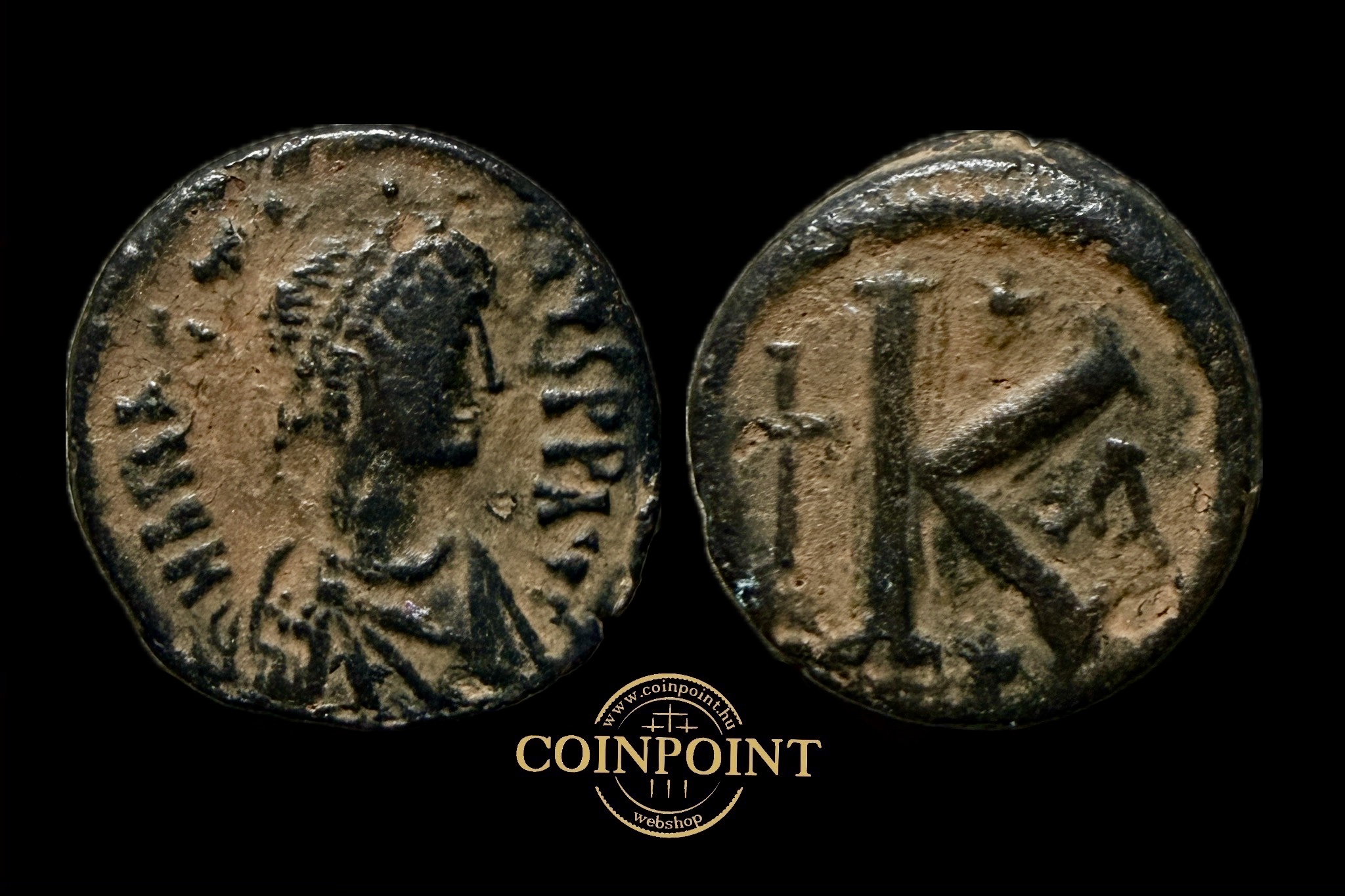 I.Anastasius half Follis (i.sz.491-518) AE