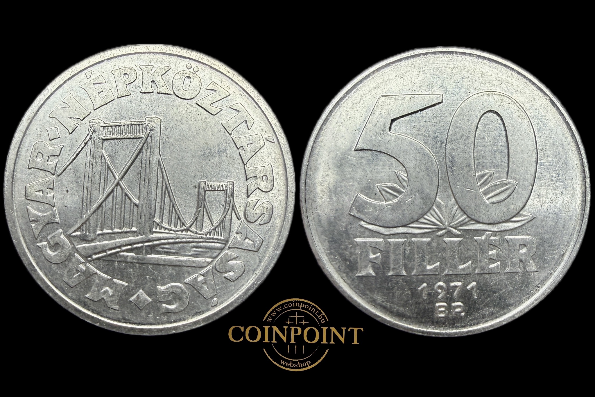 Magyar Népköztársaság 50 Fillér 1971 UNC