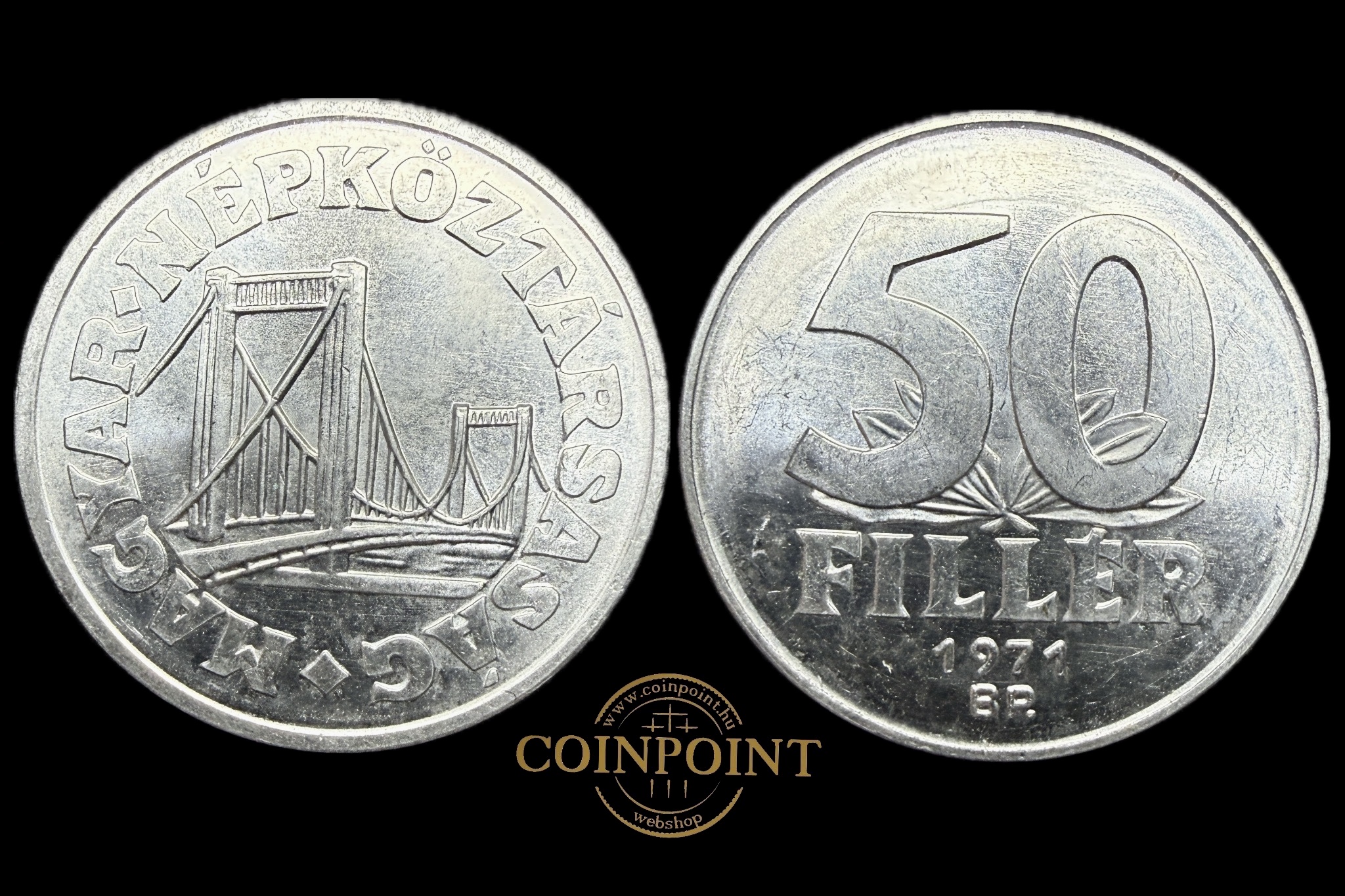 Magyar Népköztársaság 50 Fillér 1971 UNC