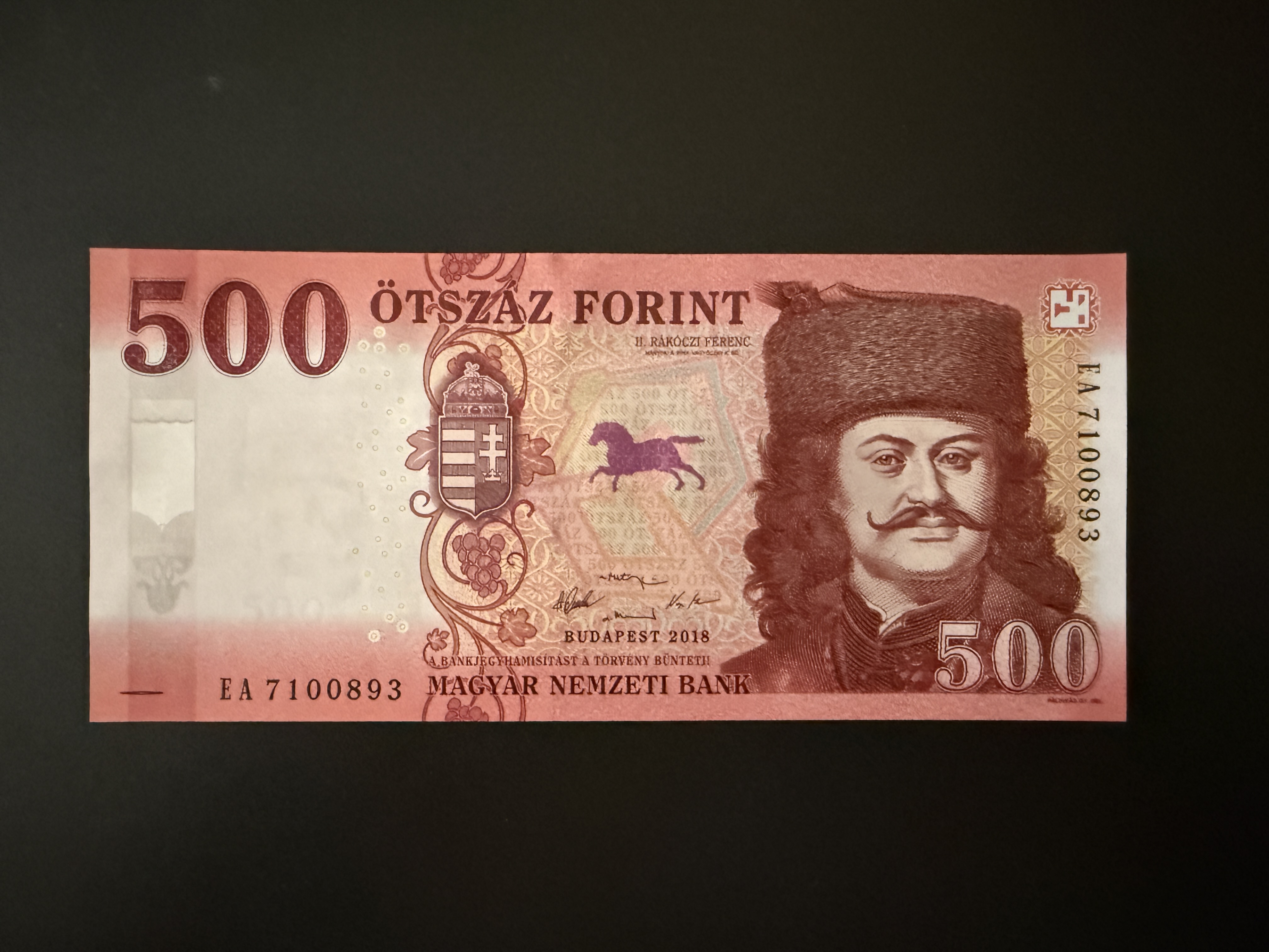 500 Forint UNC 2018 EA Adamo F60