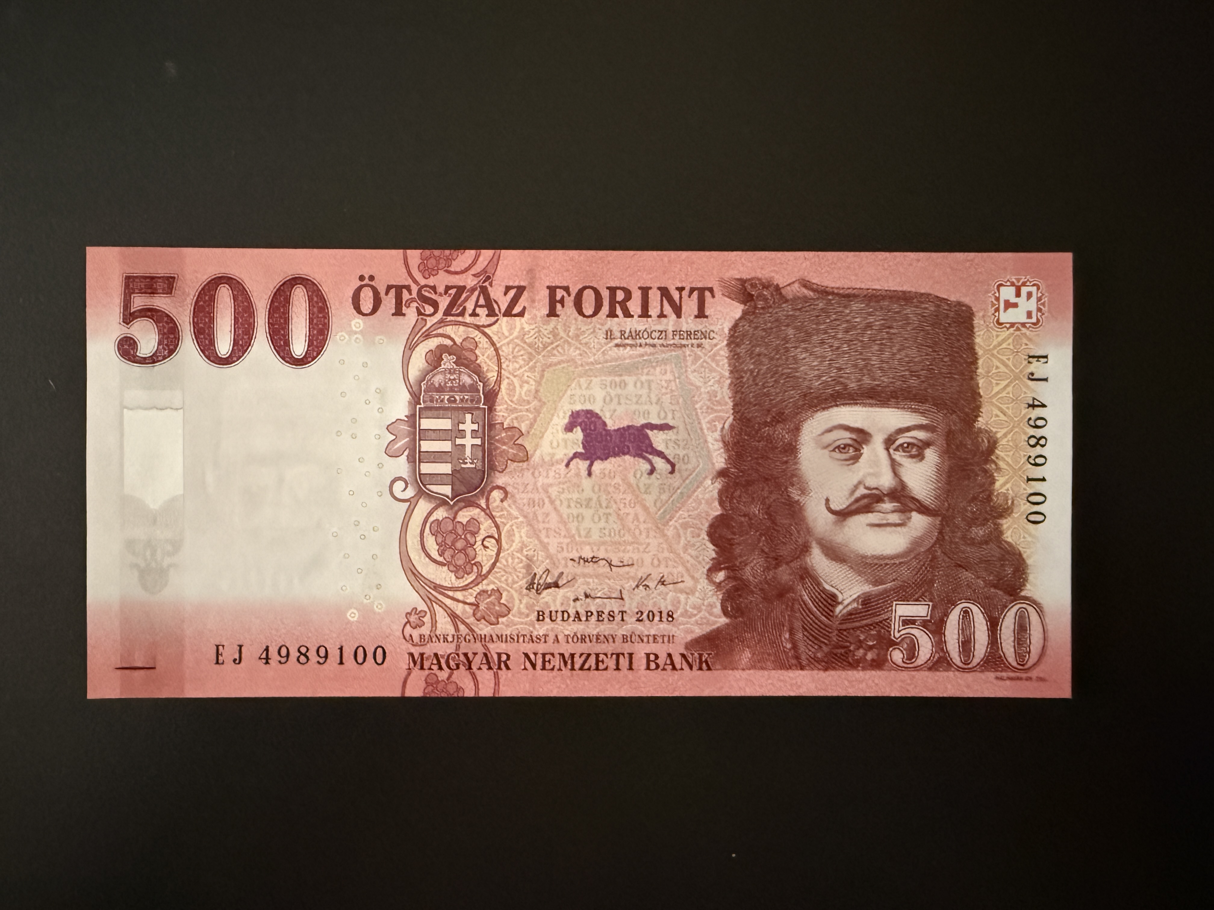 500 Forint UNC 2018 EJ Adamo F60.8