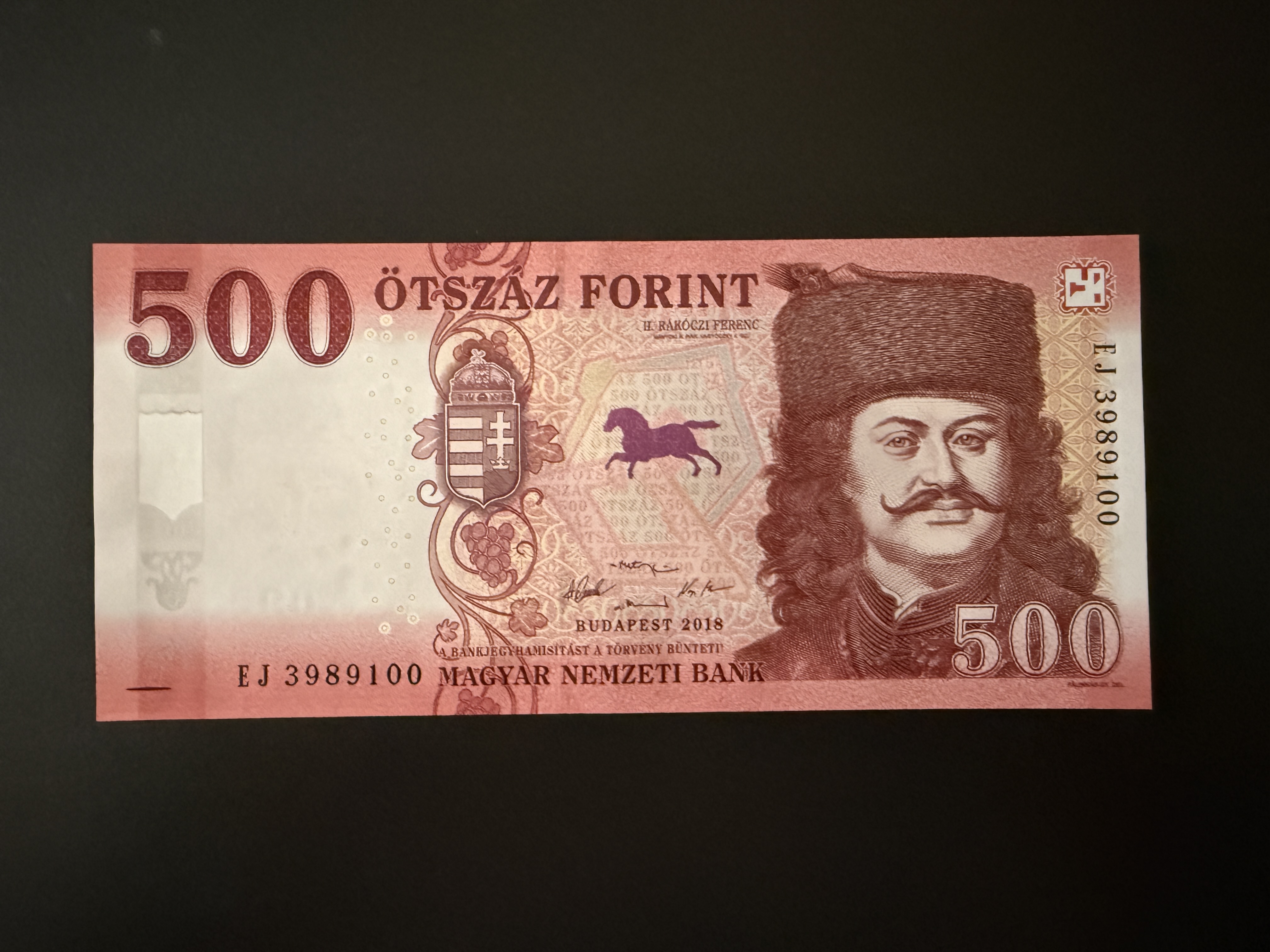 500 Forint UNC 2018 EJ Adamo F60.8