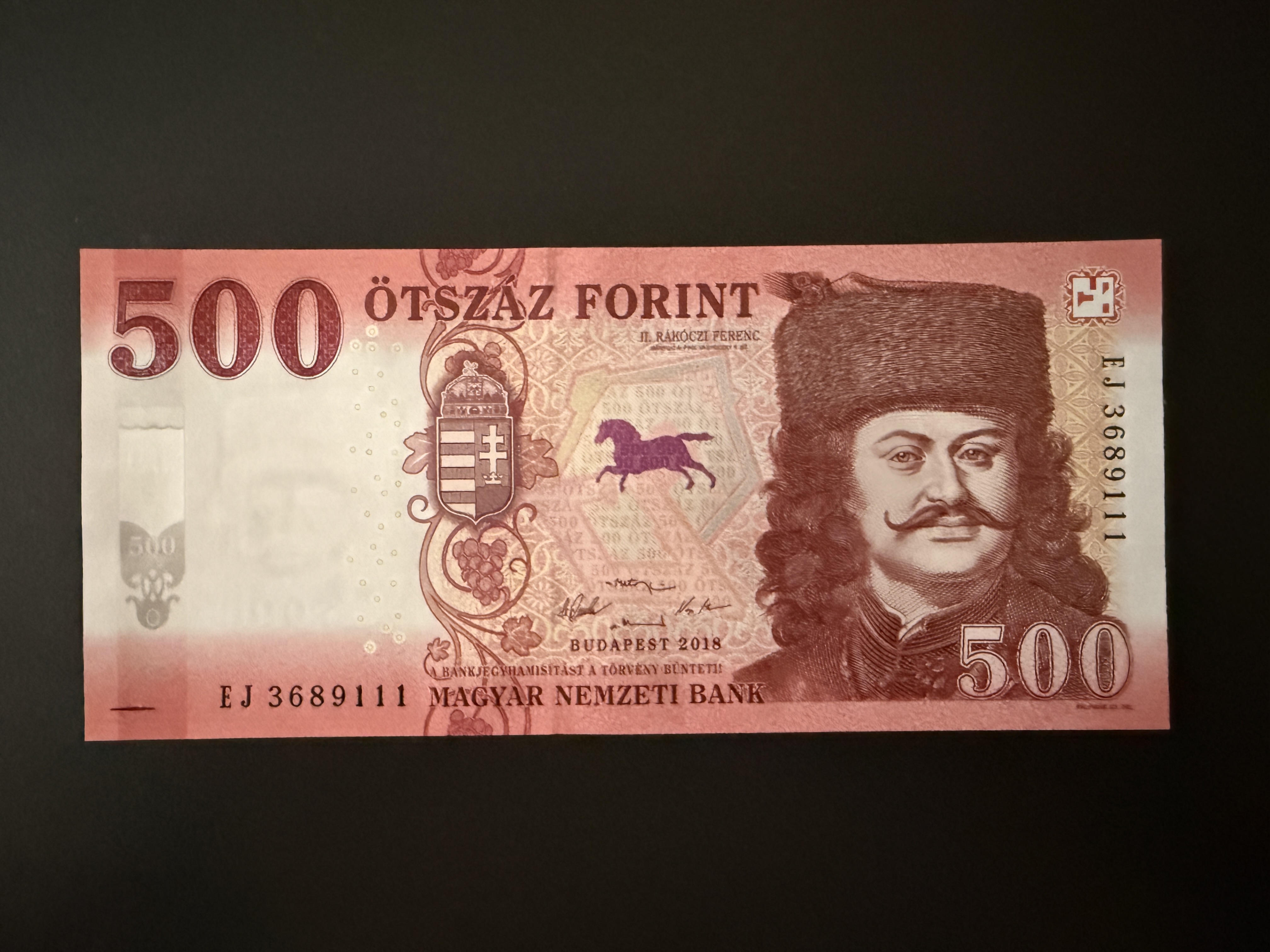 500 Forint UNC 2018 EJ Adamo F60.8
