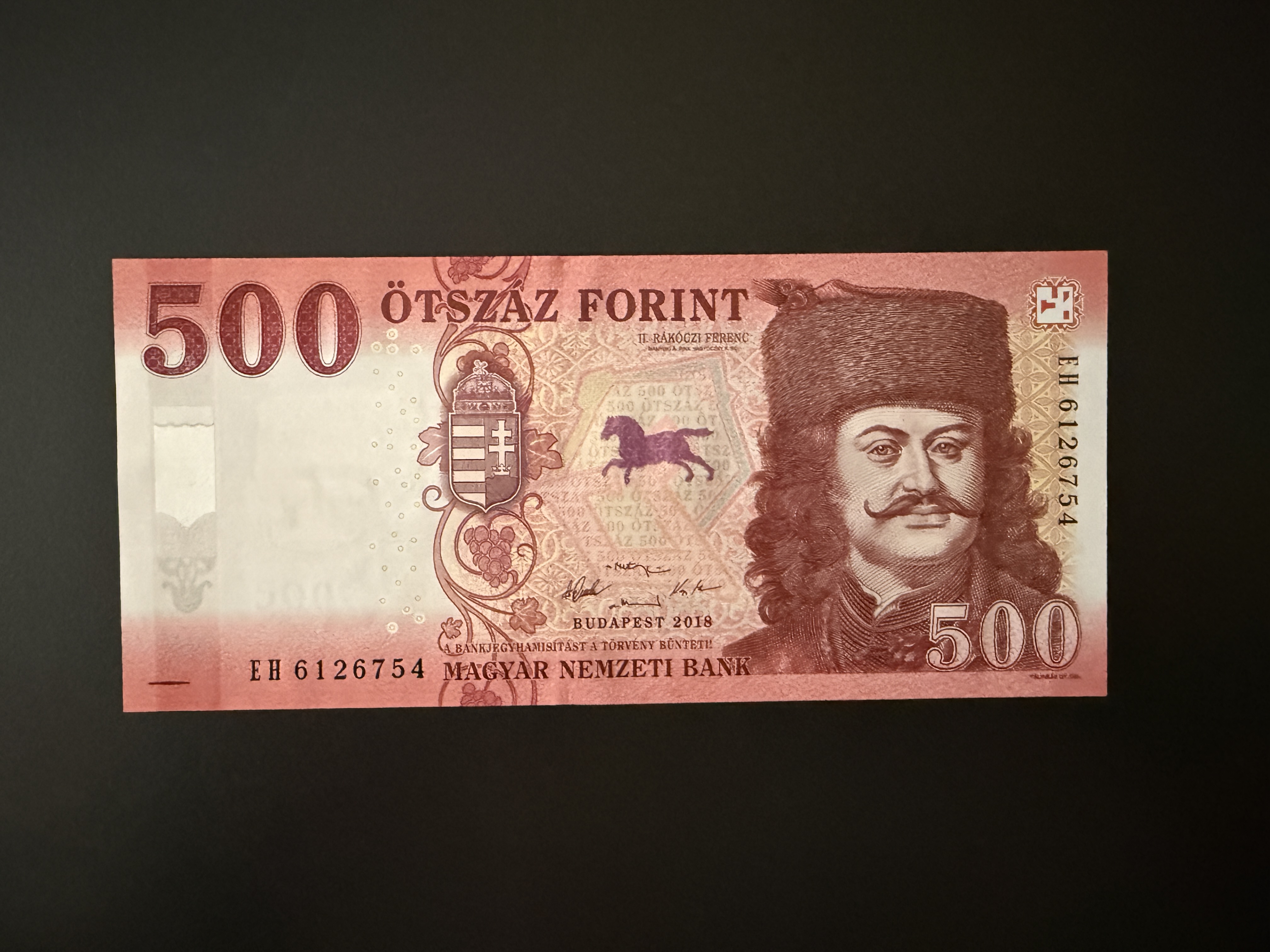 500 Forint UNC 2018 EH Adamo F60.7