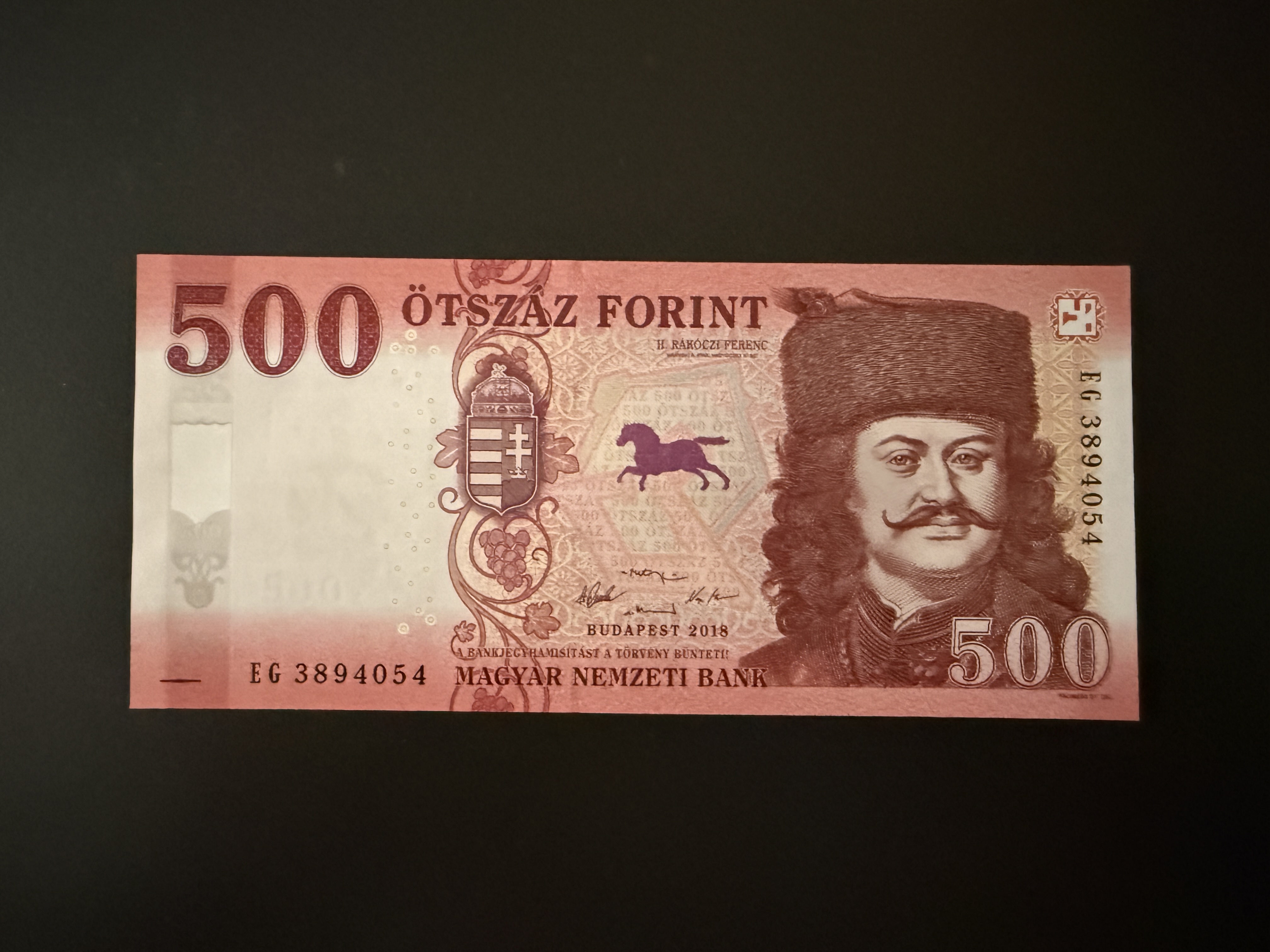 500 Forint UNC 2018 EG Adamo F60.6