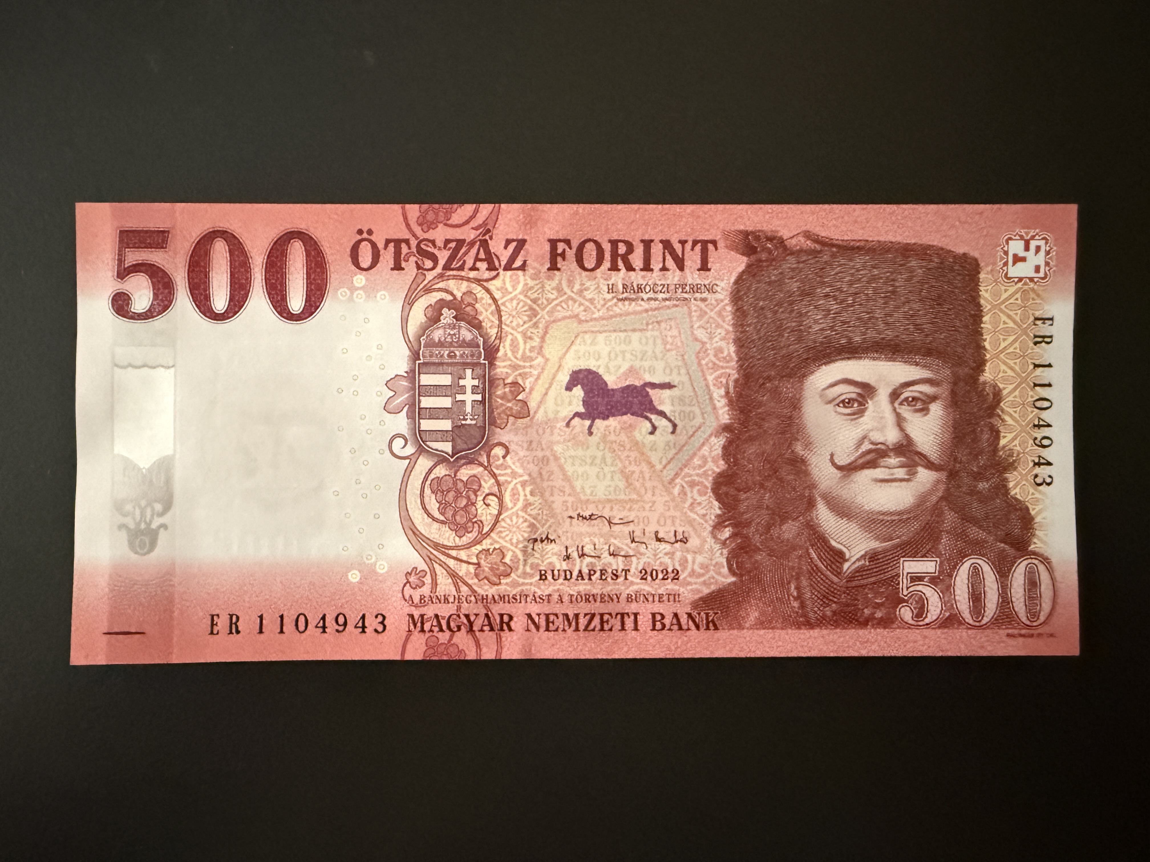 500 Forint UNC 2018 ER