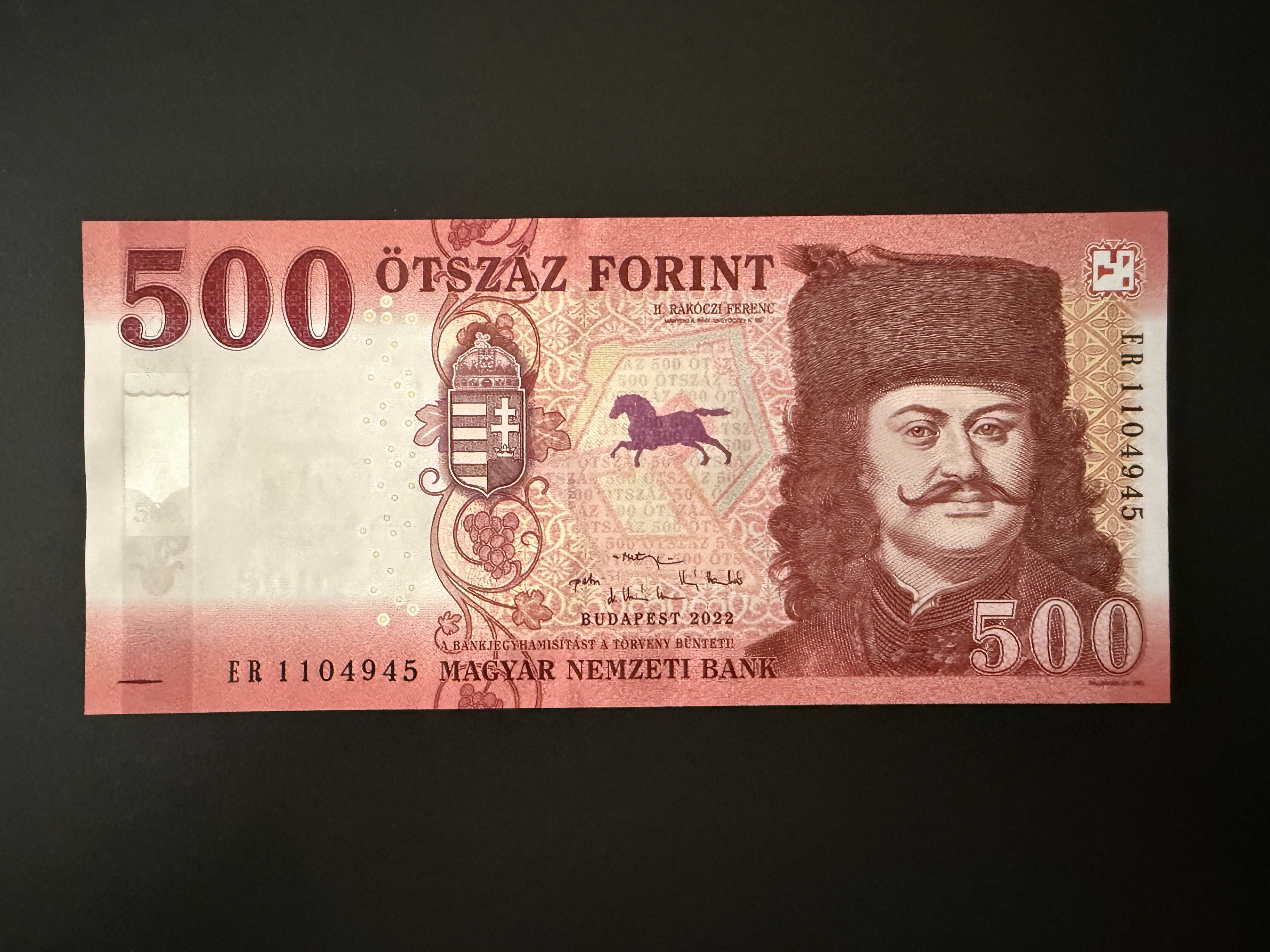 500 Forint UNC 2018 ER
