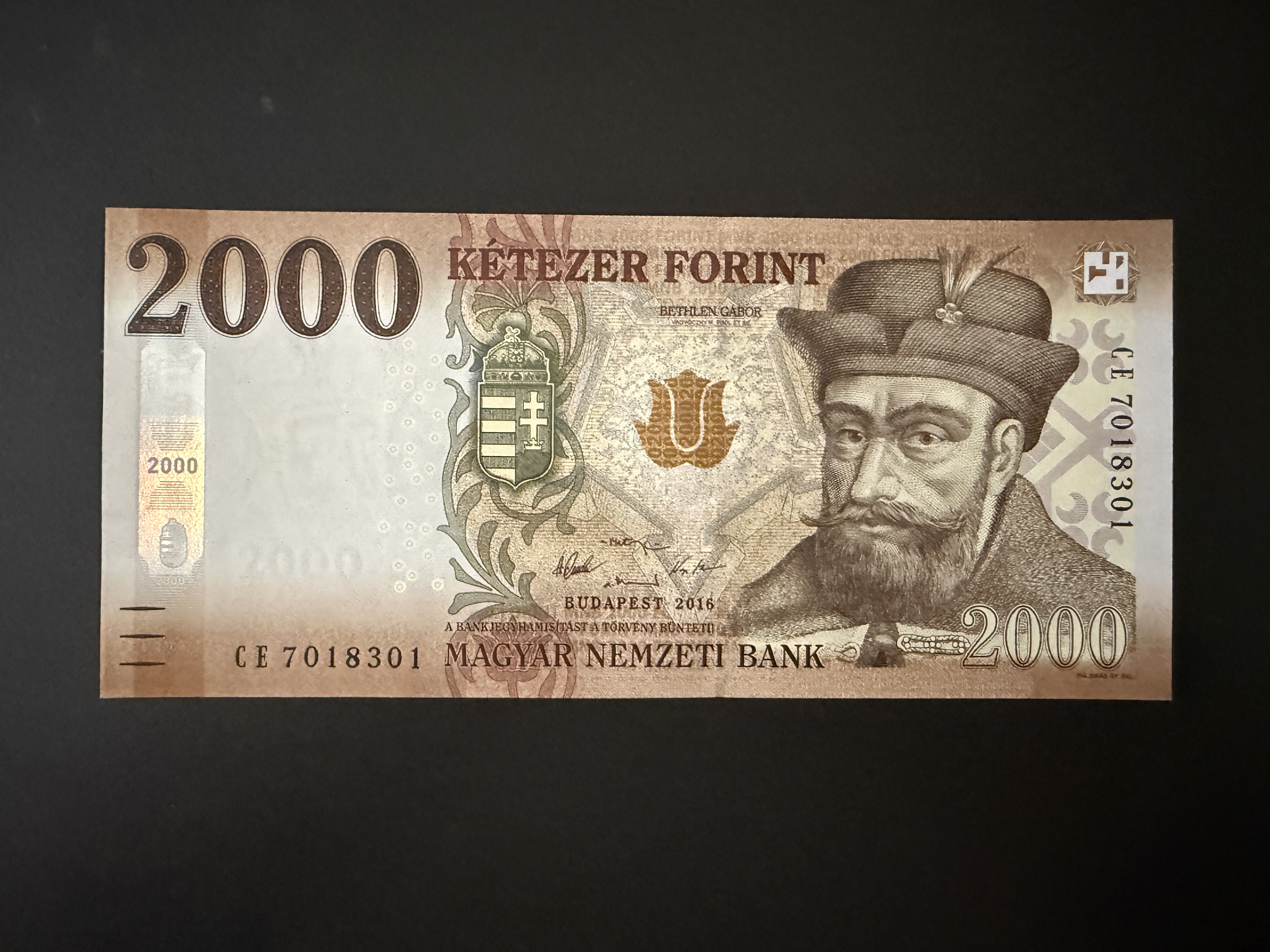 2000 Forint UNC 2016 CE Adamo F62.4