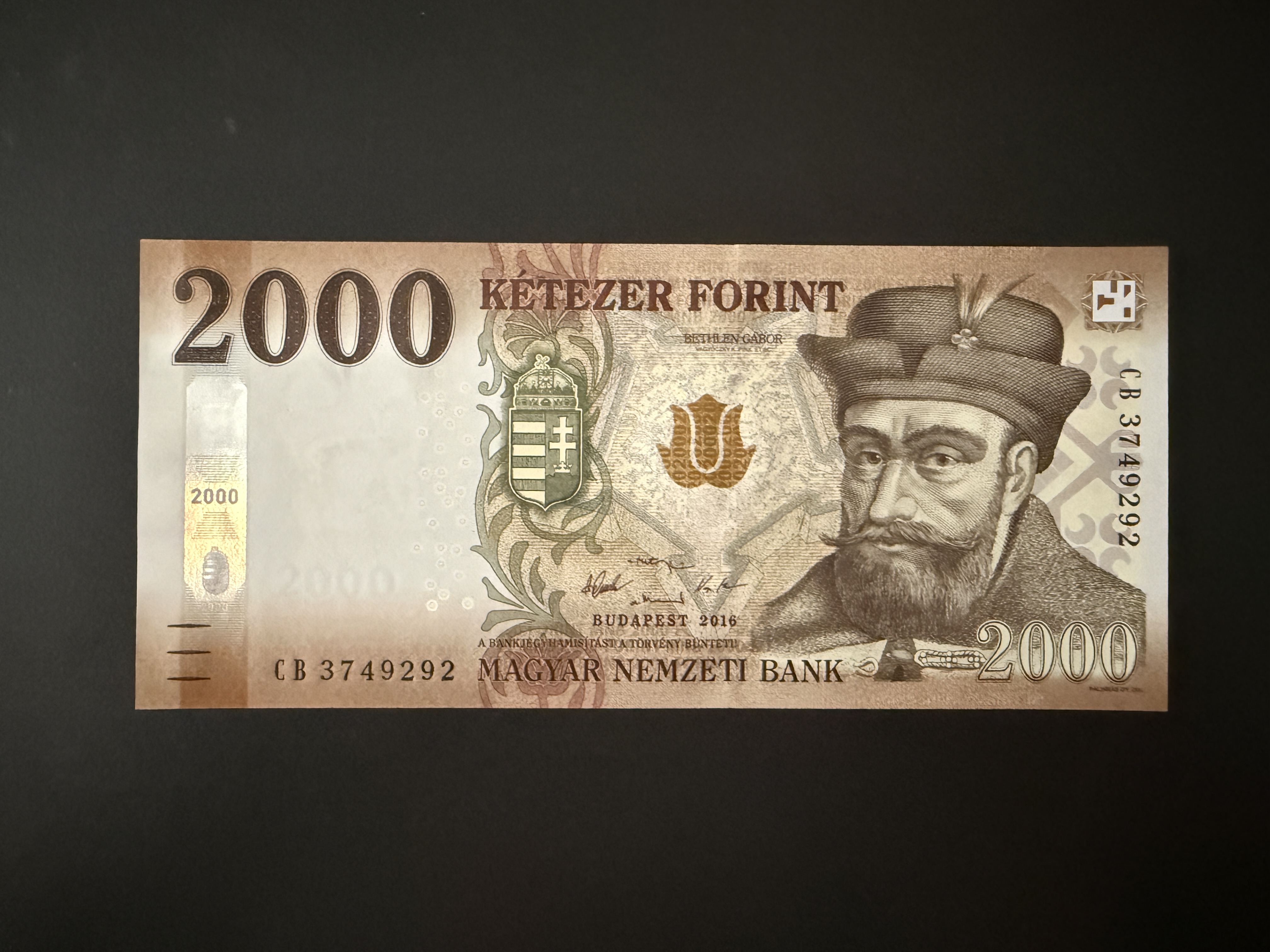 2000 Forint UNC 2016 CB Adamo F62.1