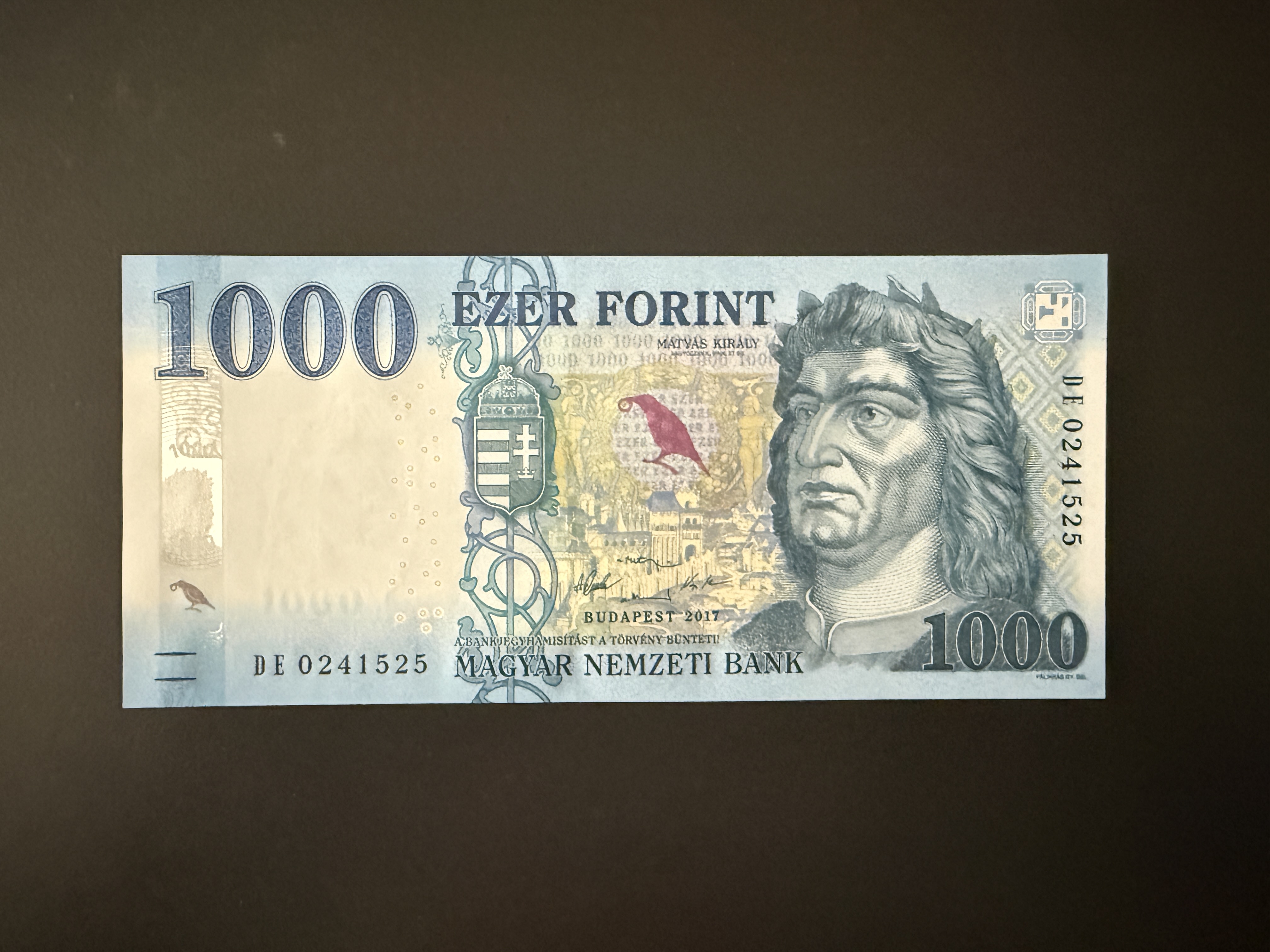 1000 Forint UNC 2017 DE Adamo F61.4