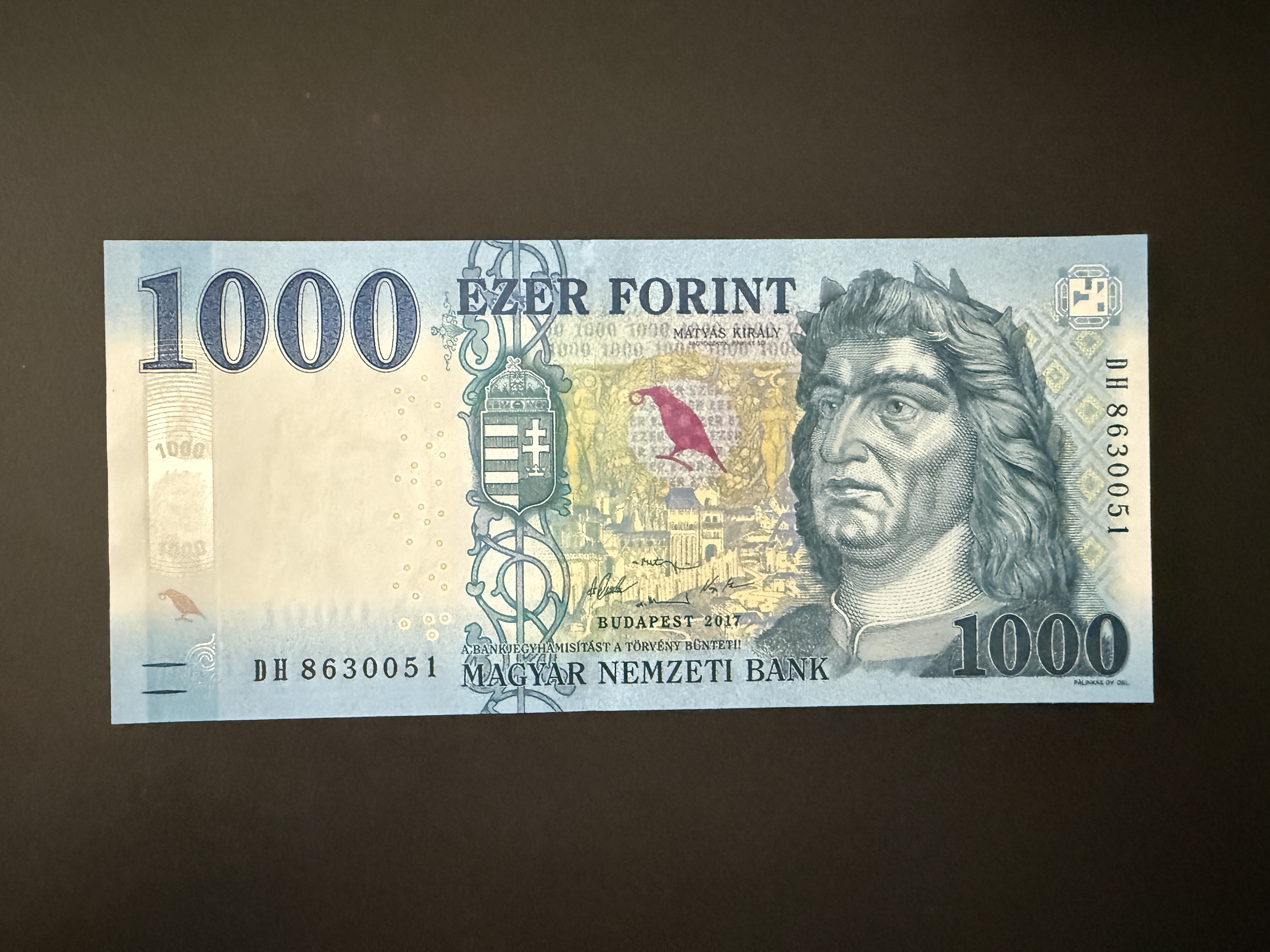 1000 Forint UNC 2017 DH Adamo F61.7