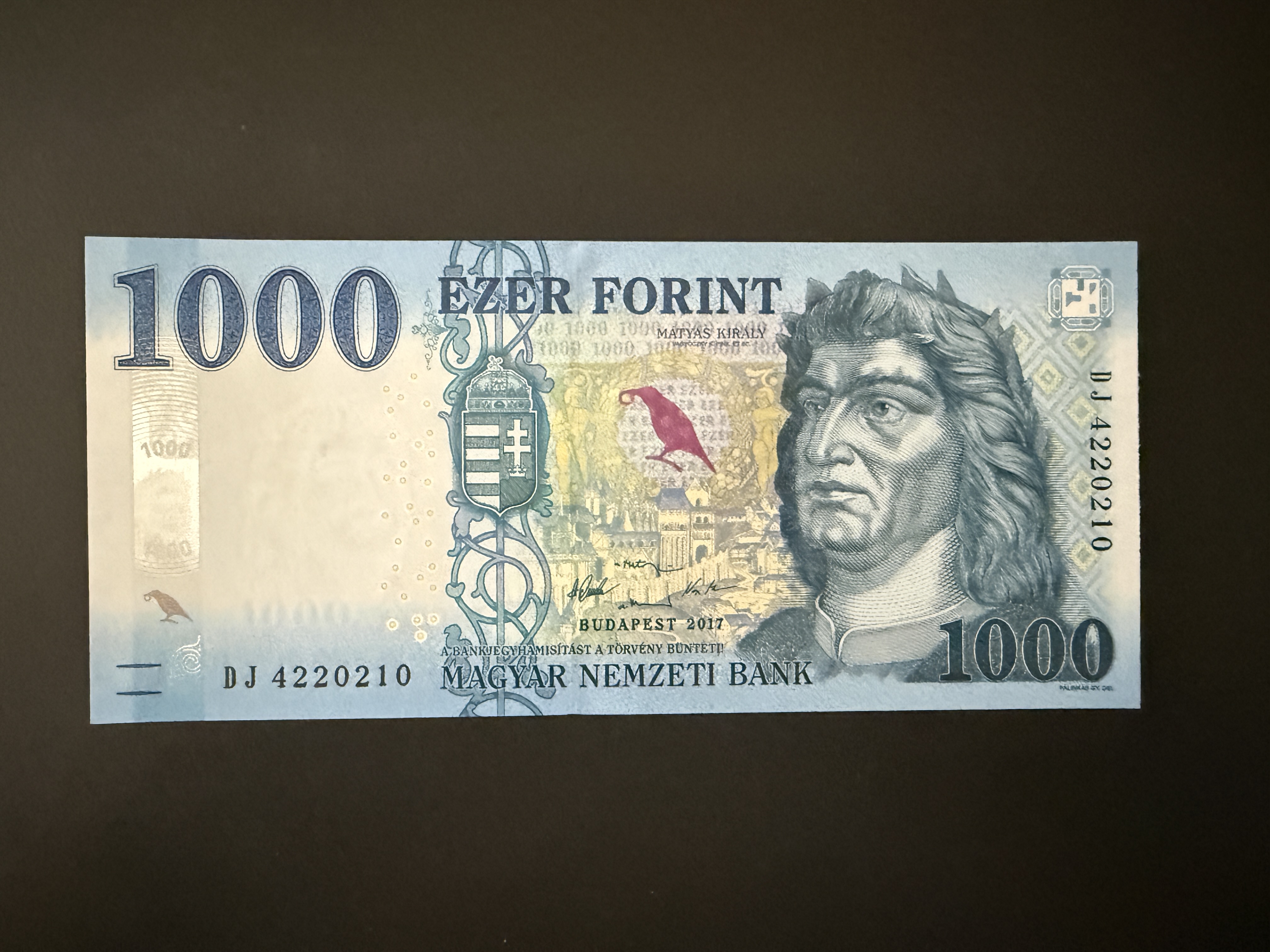 1000 Forint UNC 2017 DJ Adamo F61.8
