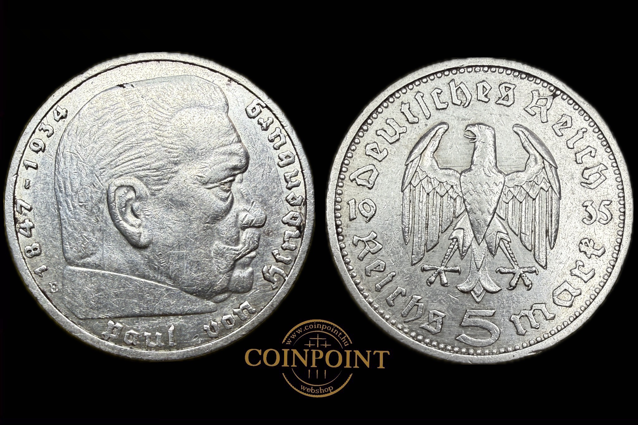 Reichsmark 5 Márka 1935E