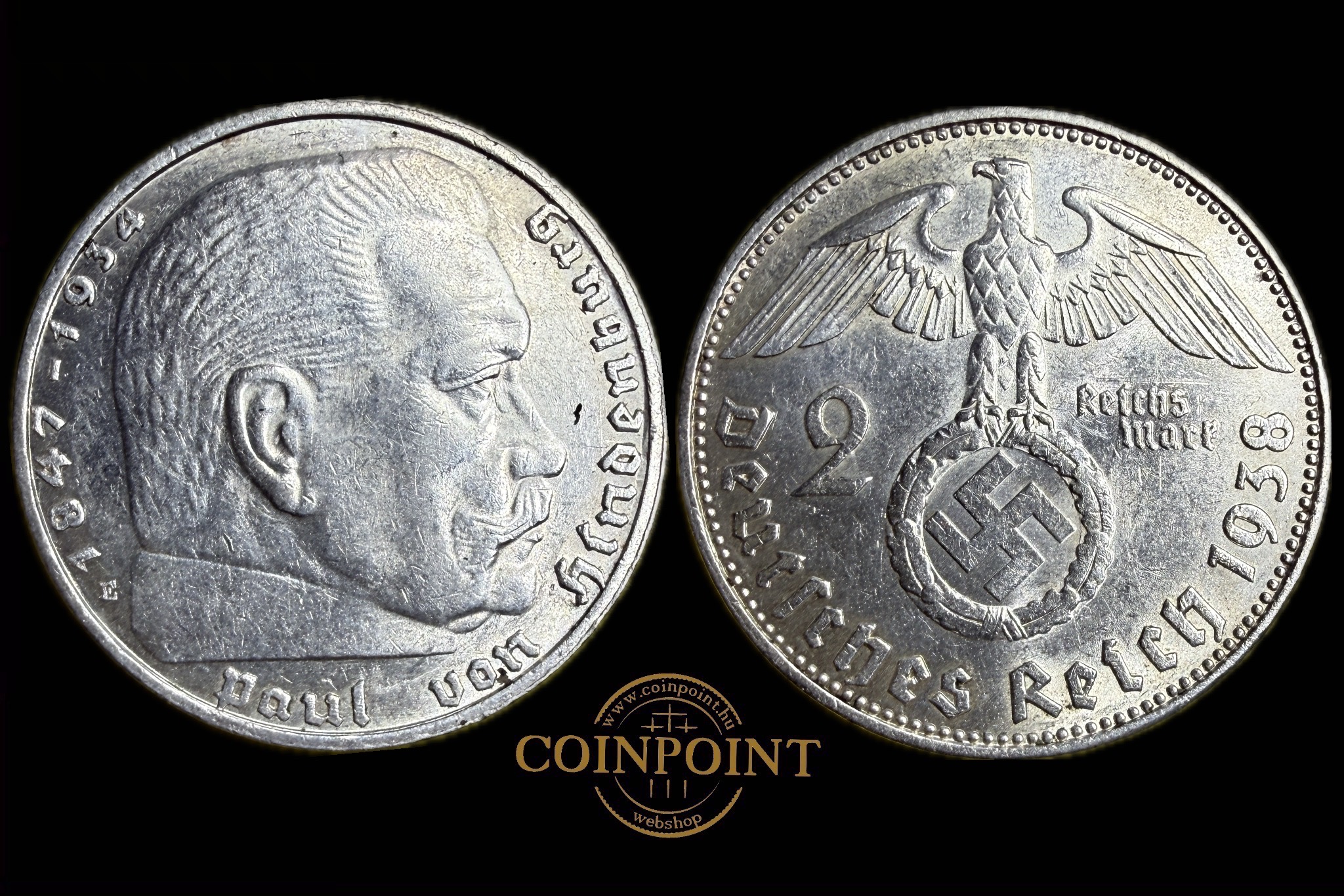 Reichsmark 2 Márka 1938 E