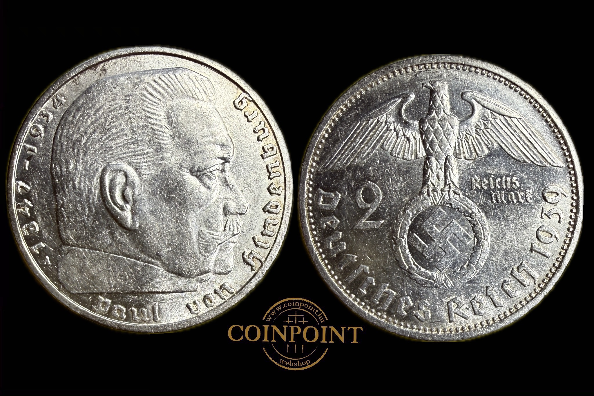 Reichsmark 2 Márka 1939 A