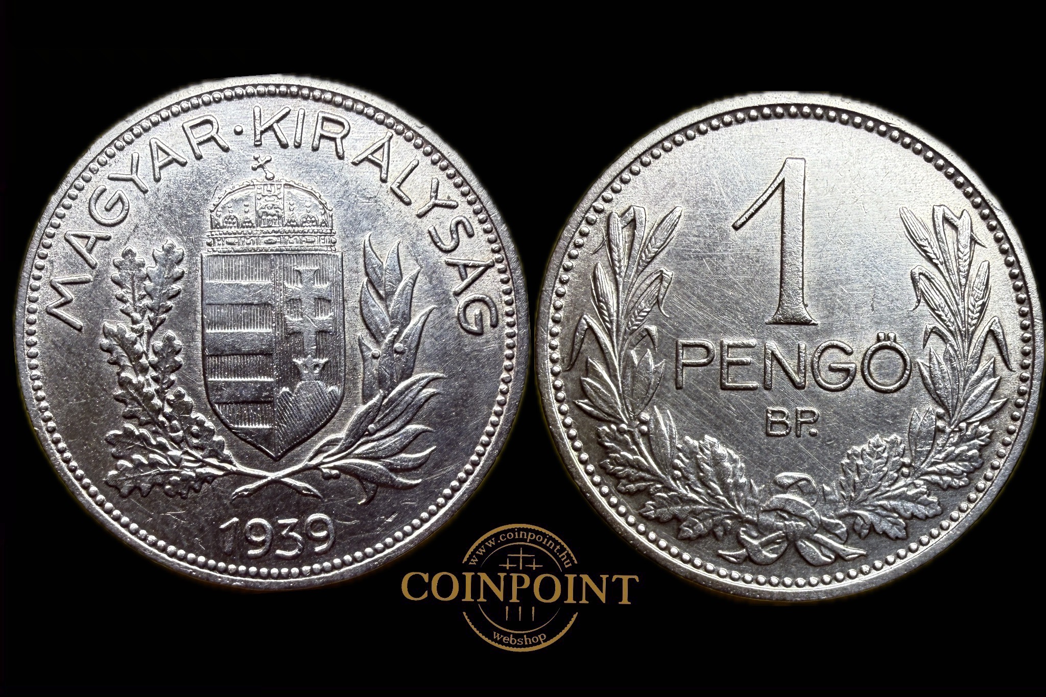 Magyar Királyság (1939) 1 Pengő Adamo P6  