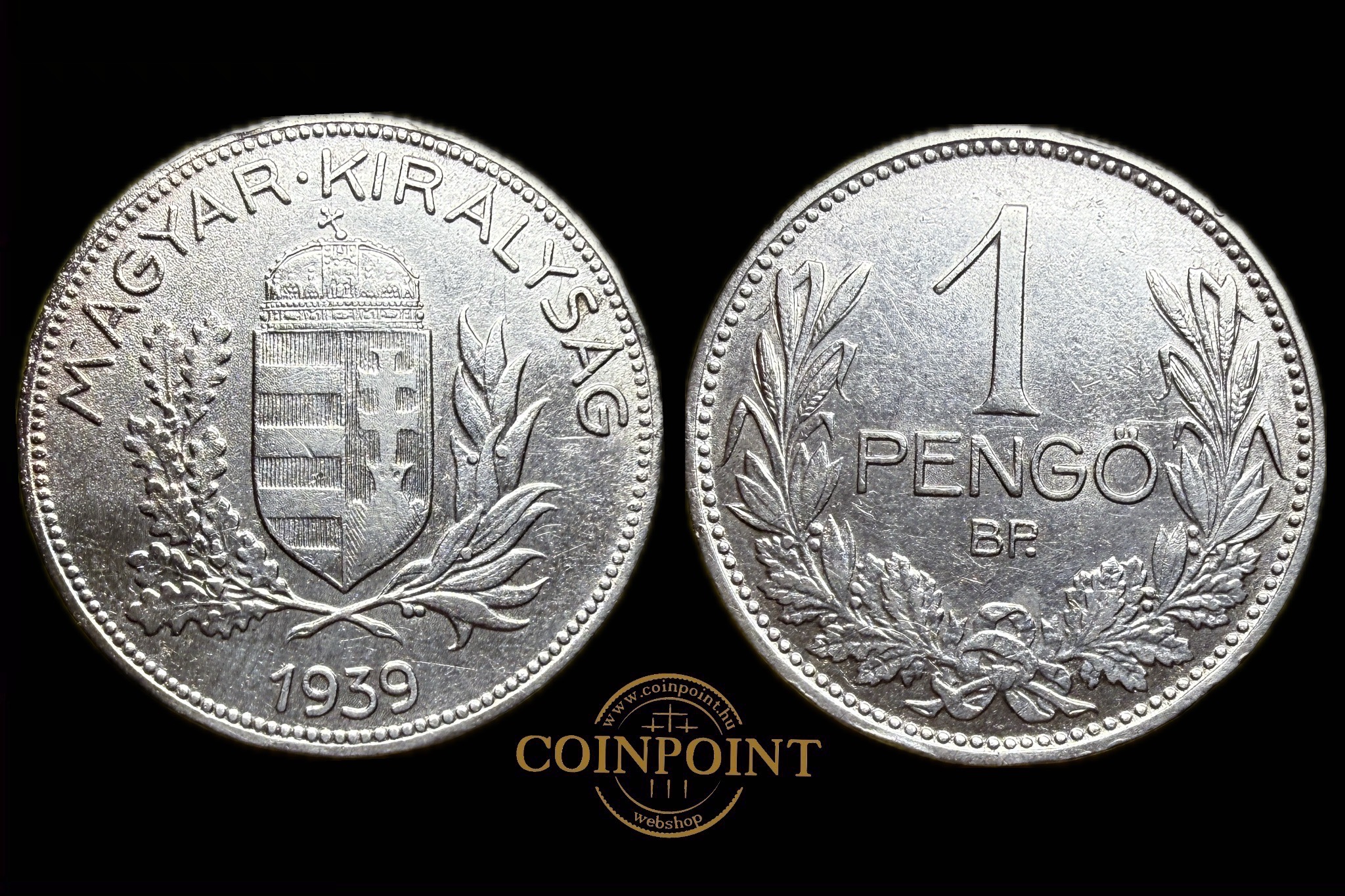 Magyar Királyság (1939) 1 Pengő Adamo P6  