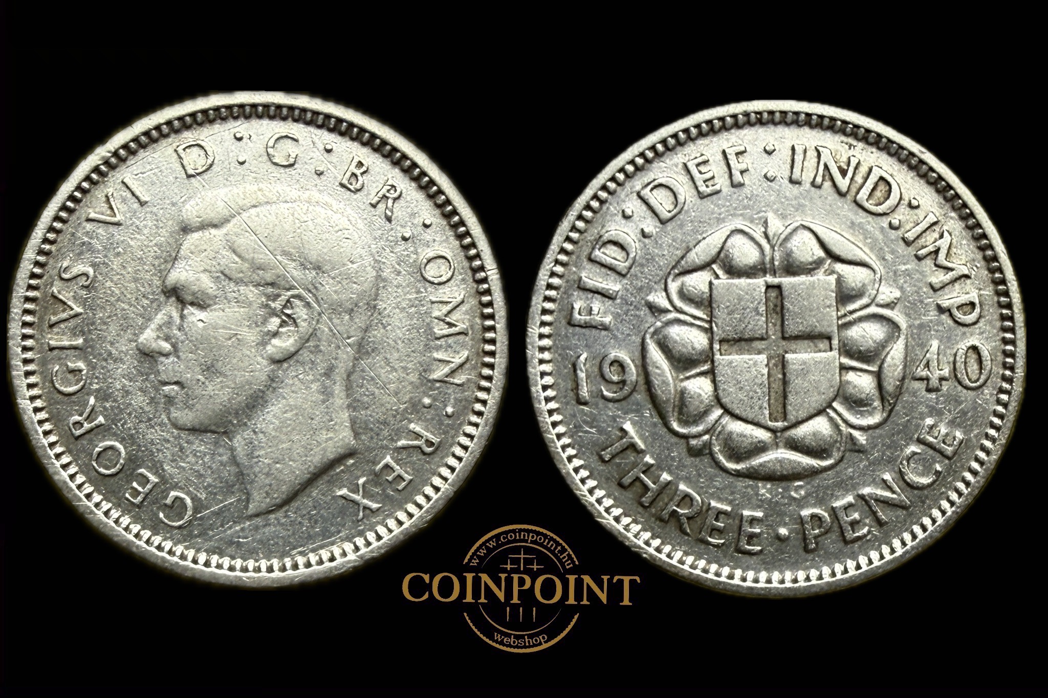VI.Georg 3 Penny ezüst (Anglia 1940) KM848