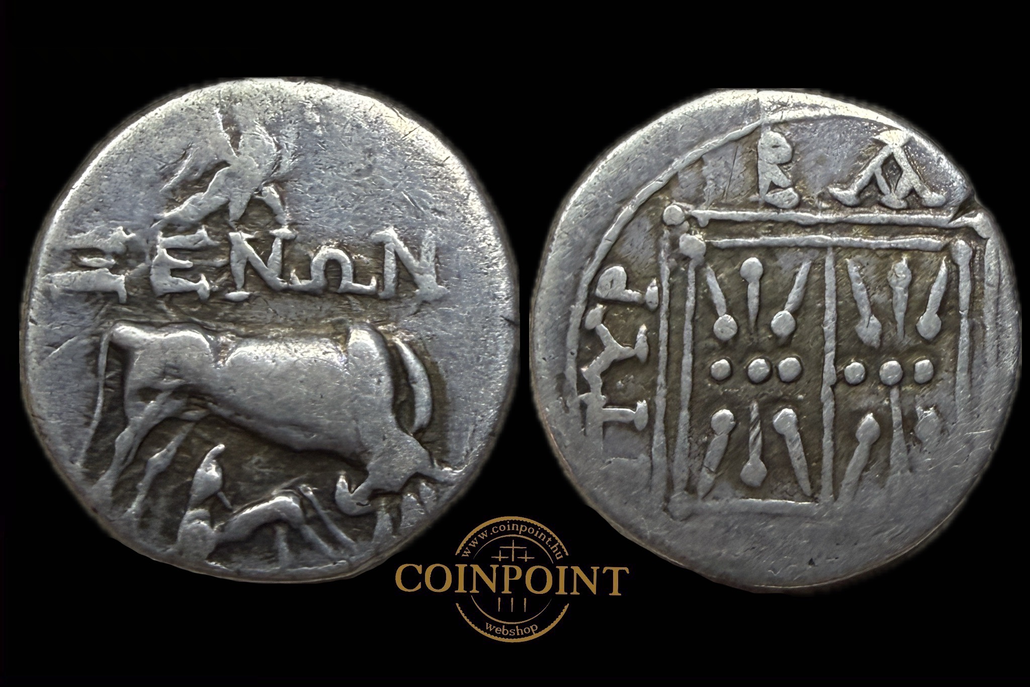 Illyria Dyrrhachion drachma (i.e.275-248) MENIΣKOΣ SNG Cop 467