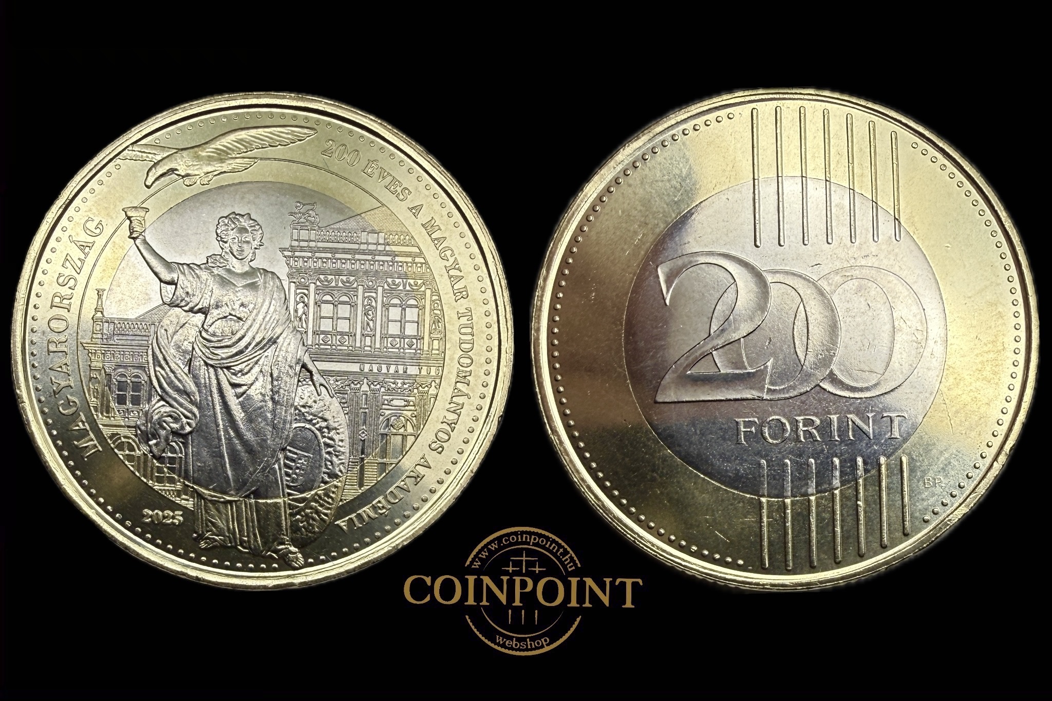 Magyarország 200 éves a Tudományos Akadémia 200 Forint 2025