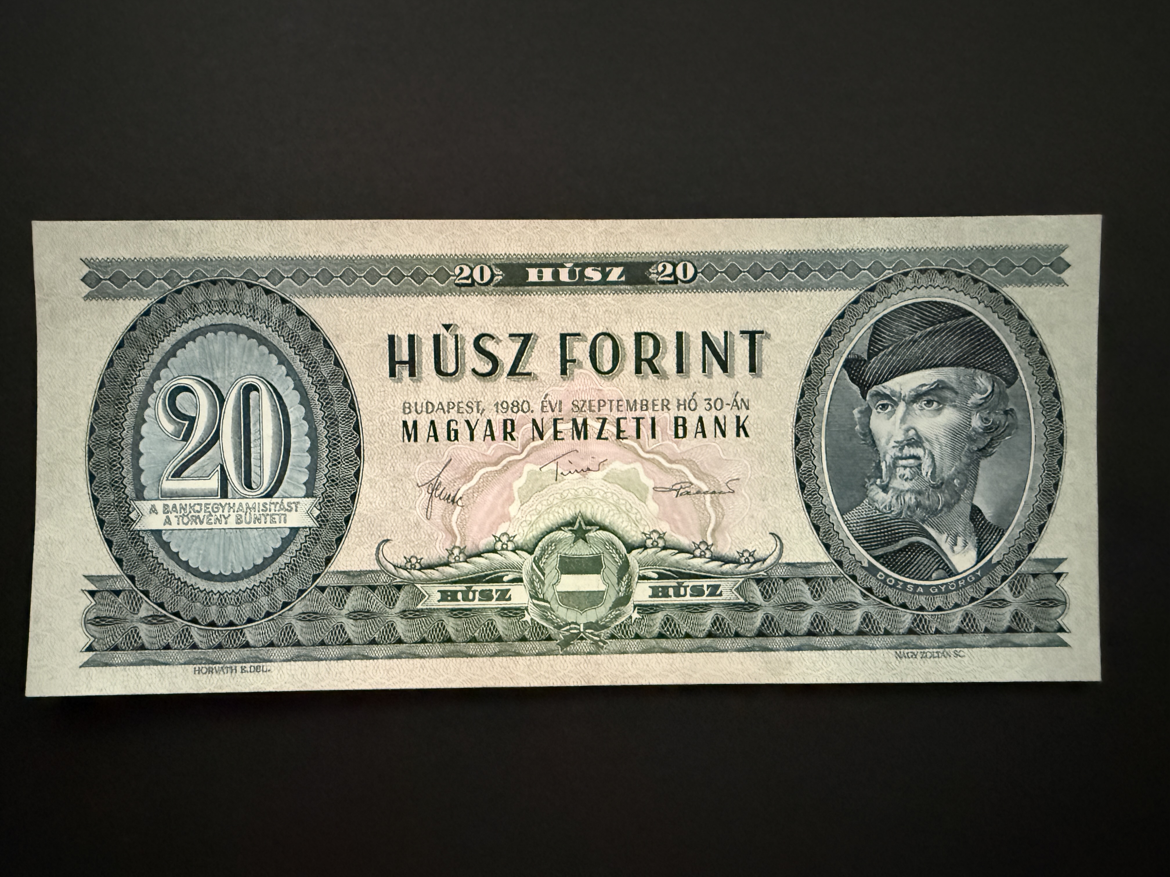 20 Forint (1980) Adamo F17 EF