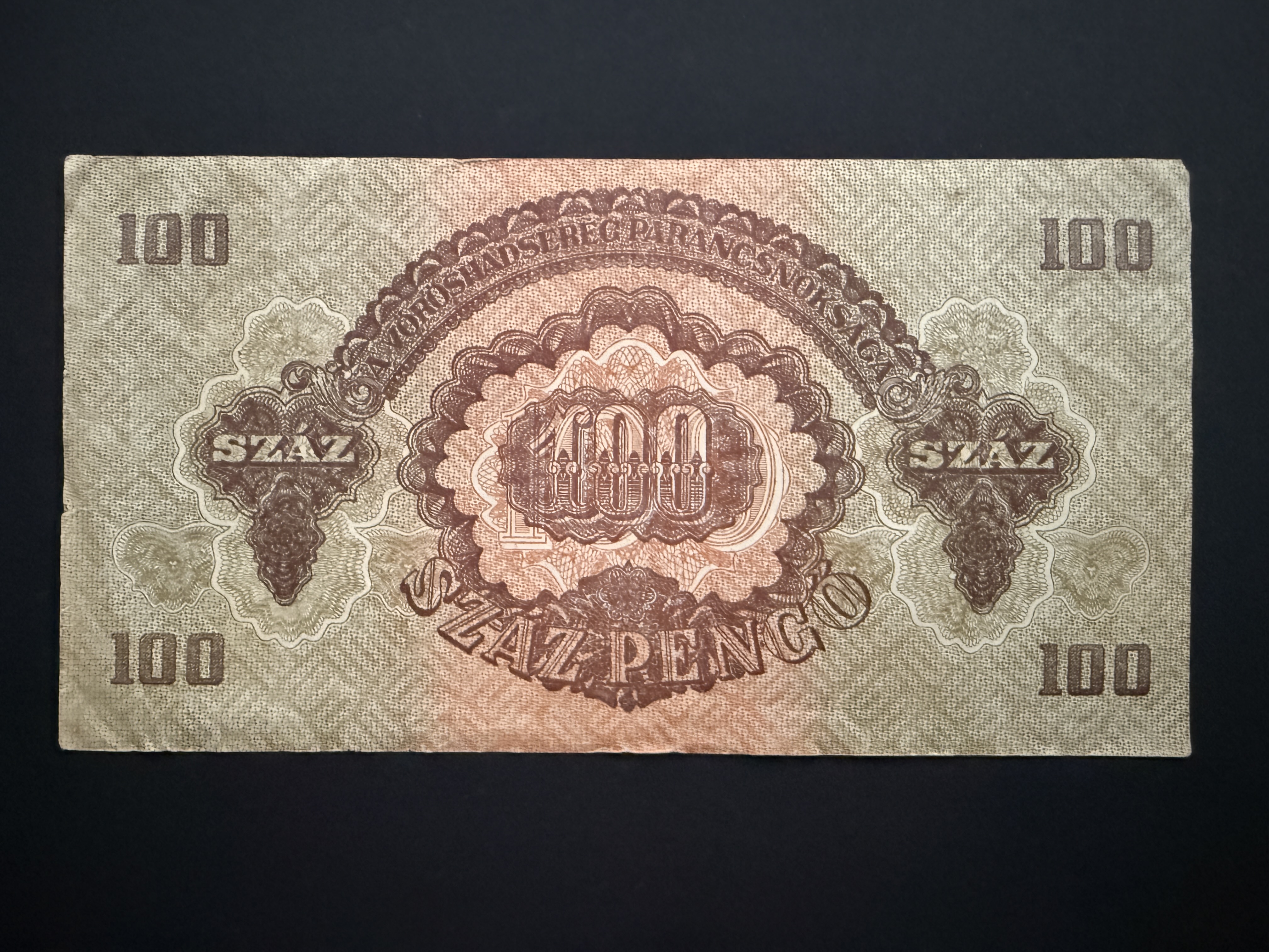 100 Pengő Vöröshadsereg (1944) Adamo P47 VF