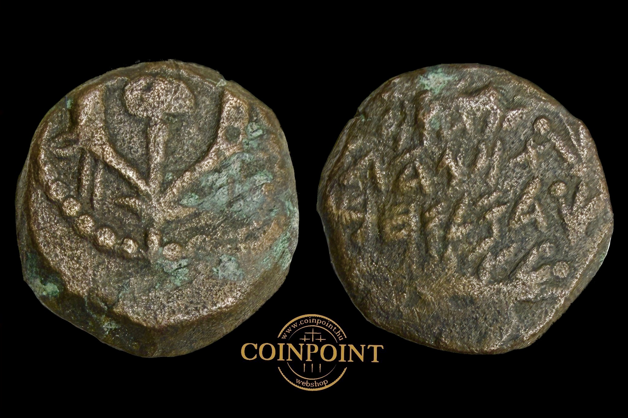 Yehohanan I. John Hyrcanus (i.e134-104) prutah Hendin 452