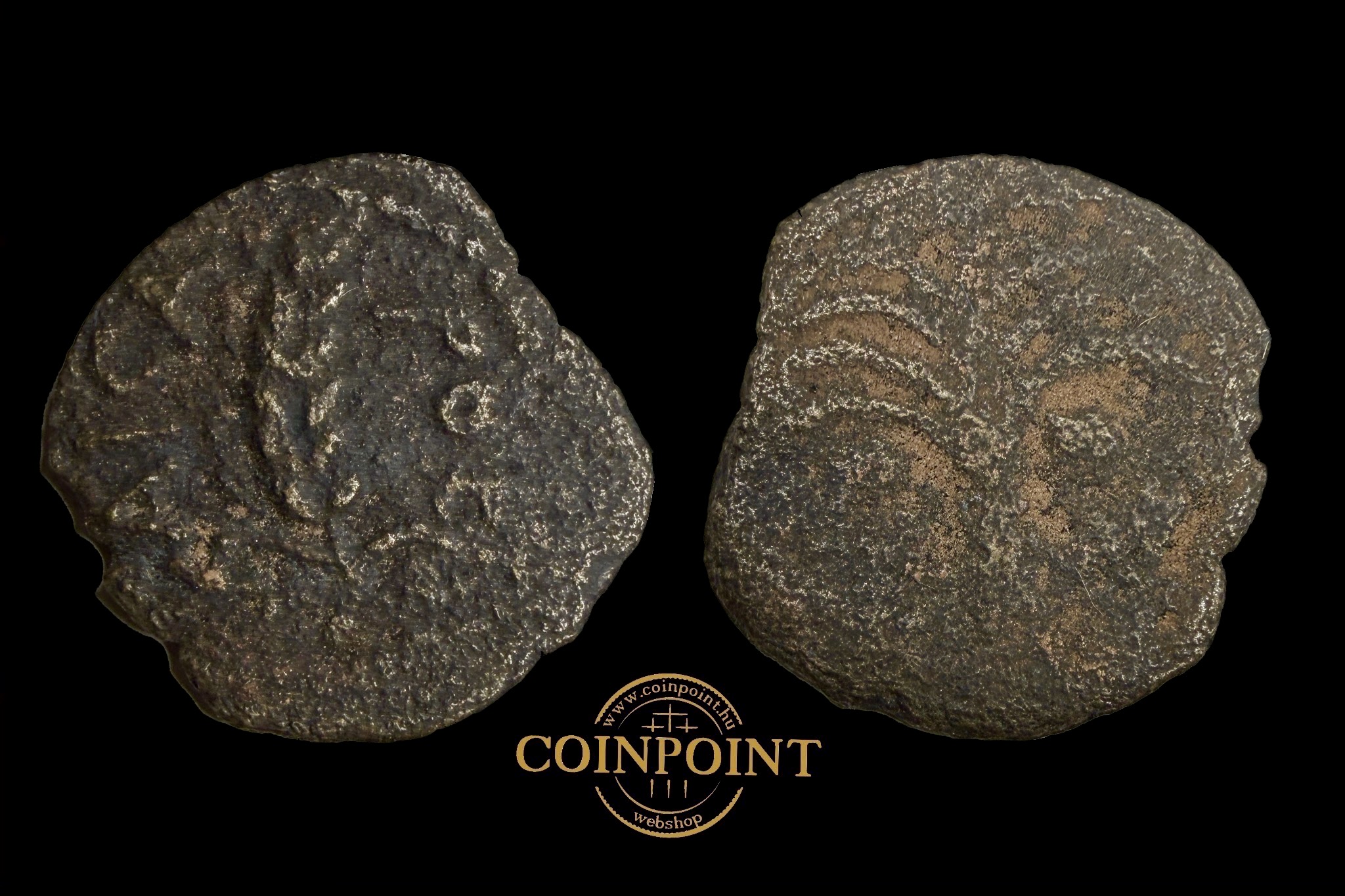 Judea Augustus idejében Marcus Ambibulus helytartó (i.sz.9-12)prutah KAICAPOC Hendin1330