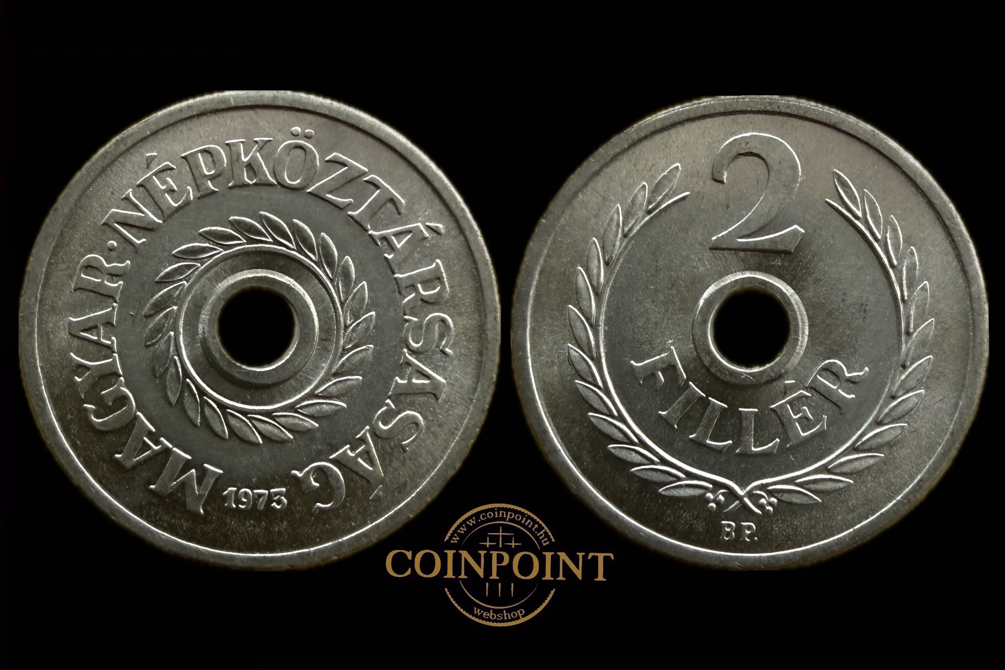 Magyar Népköztársaság 2 Fillér 1975 UNC