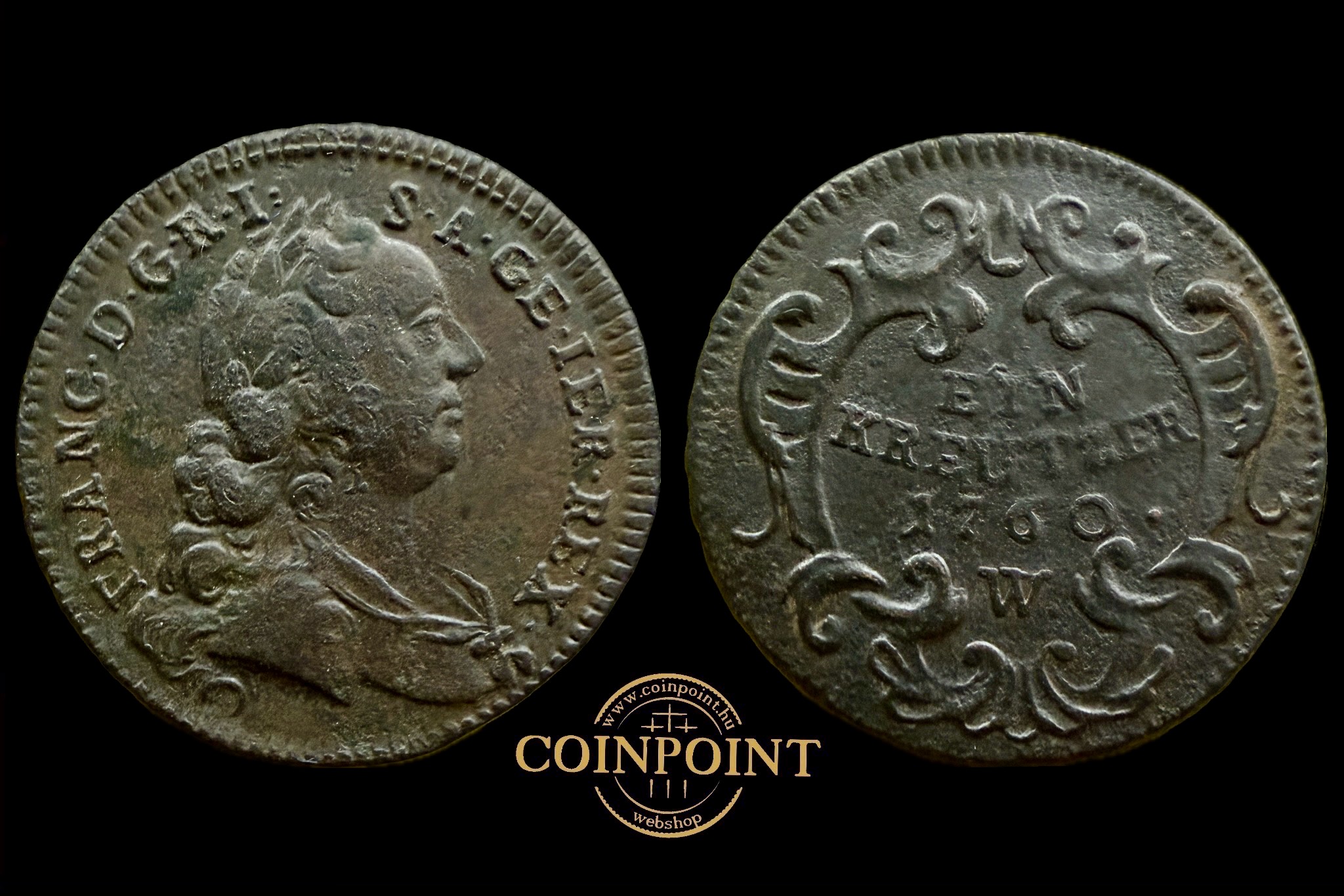 Lotharingiai Ferenc 1 krajcár (1760)W