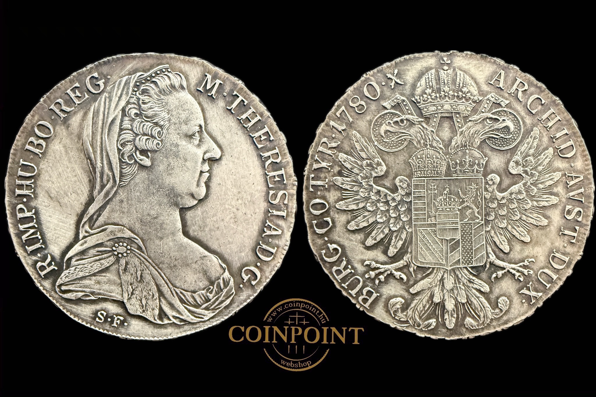 Mária Terézia (1780) SF Tallér Dav1151