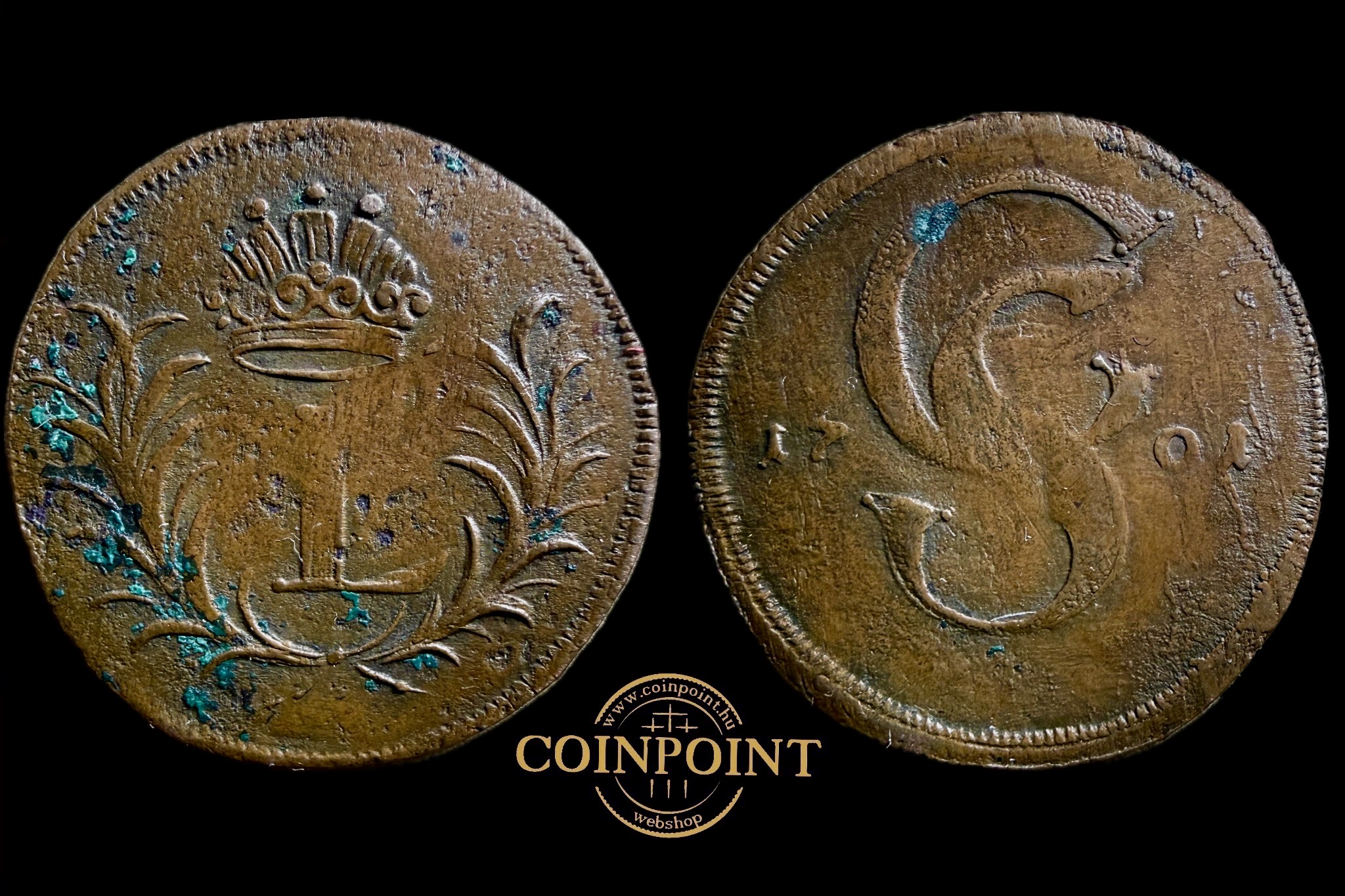 Magyarország, I. Lipót bányapénz 1701 Selmecbánya 