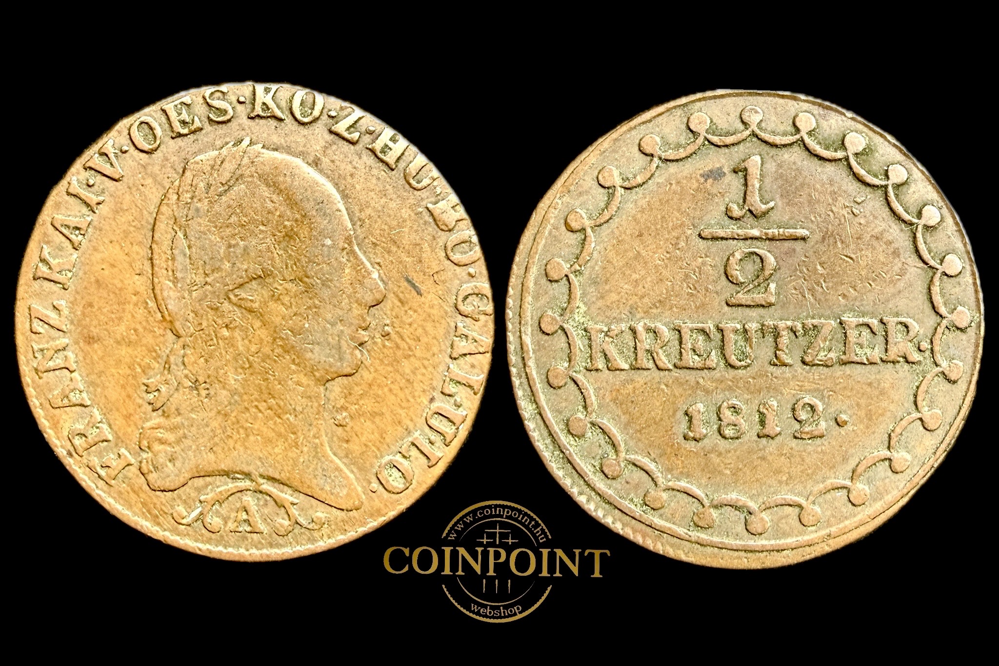 Ferenc 1/2 krajcár (1812)A