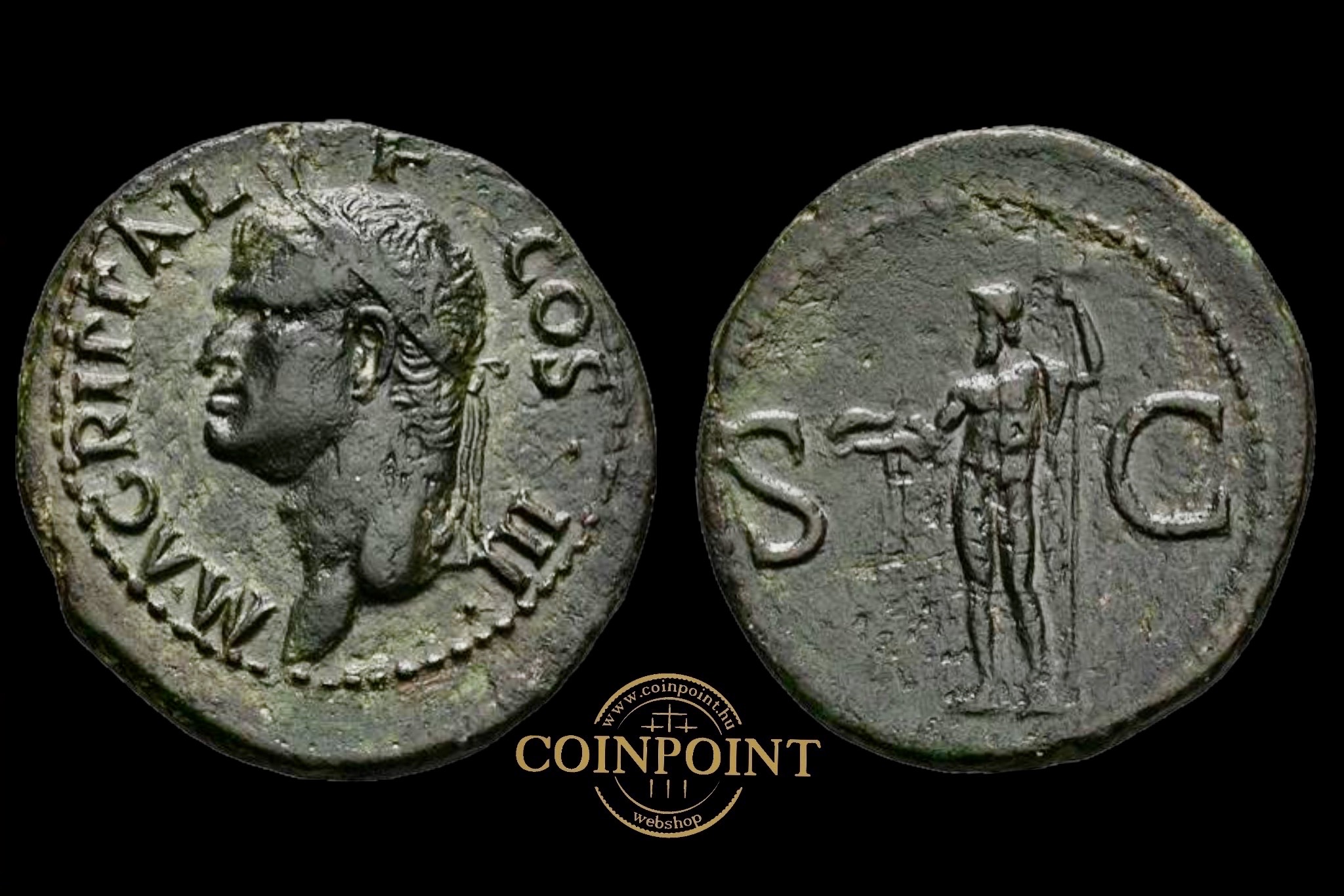Agrippa As (i.e63-i.sz12) Bronz RIC 58
