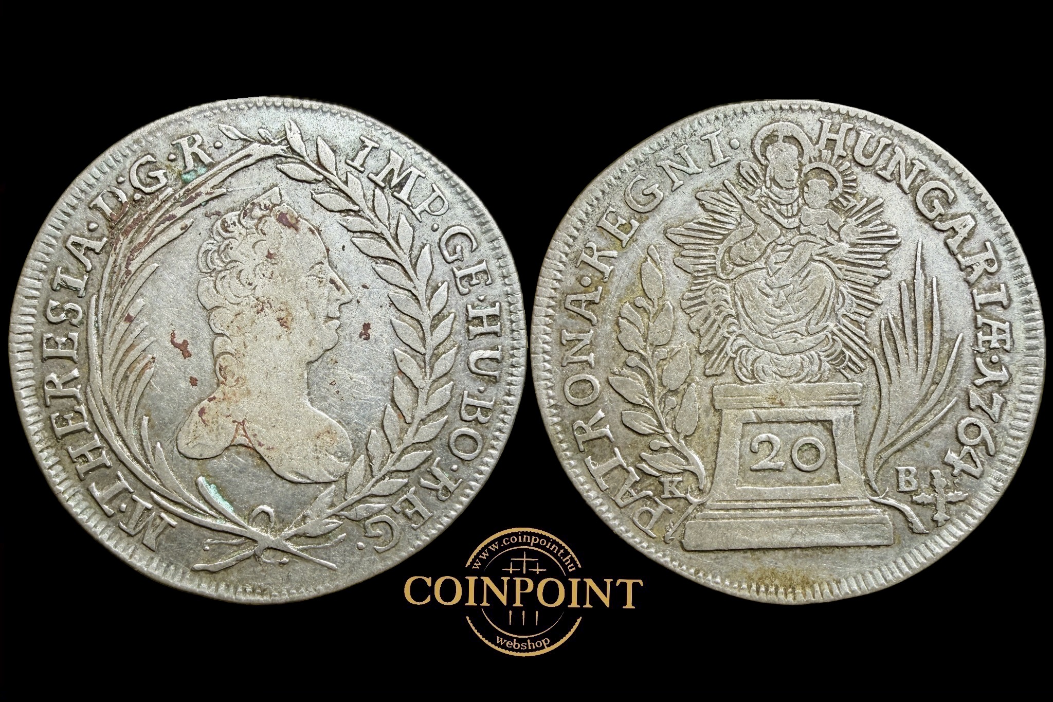 Mária Terézia 20 Krajcár (1764) KB