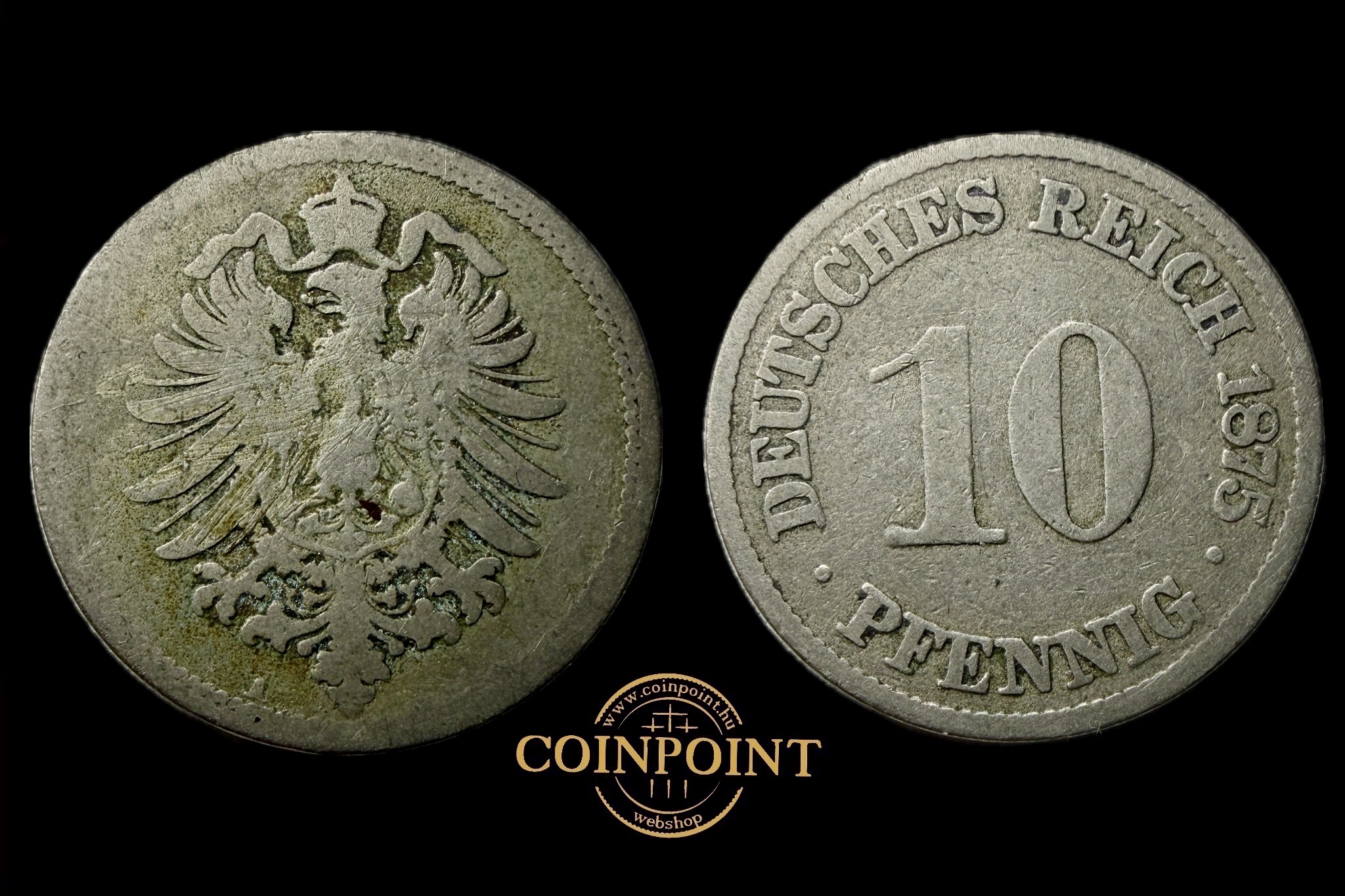 I.William 10 Pfennig 1875 AA 