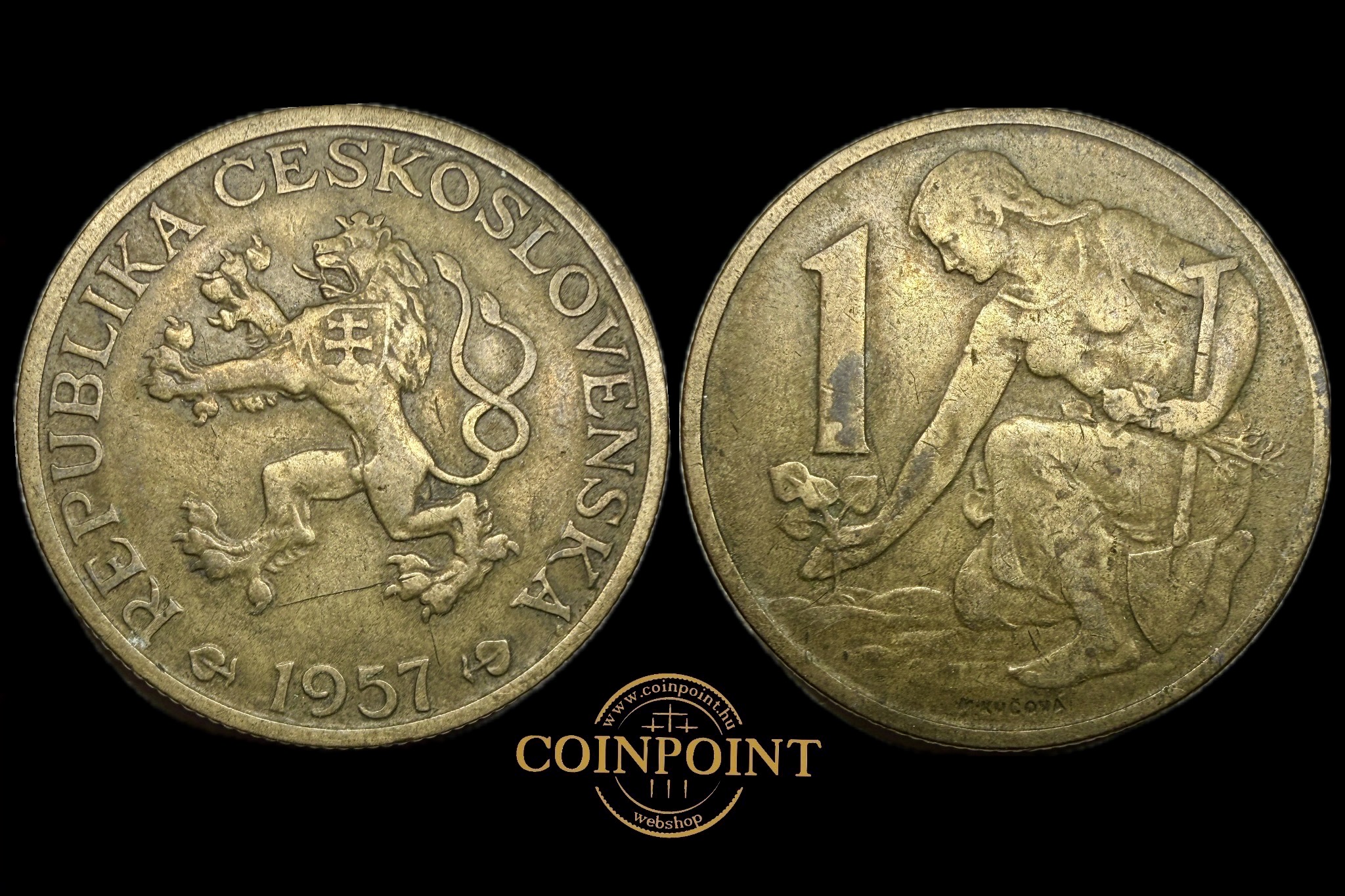 Cseszlovák 1 Korona 1957
