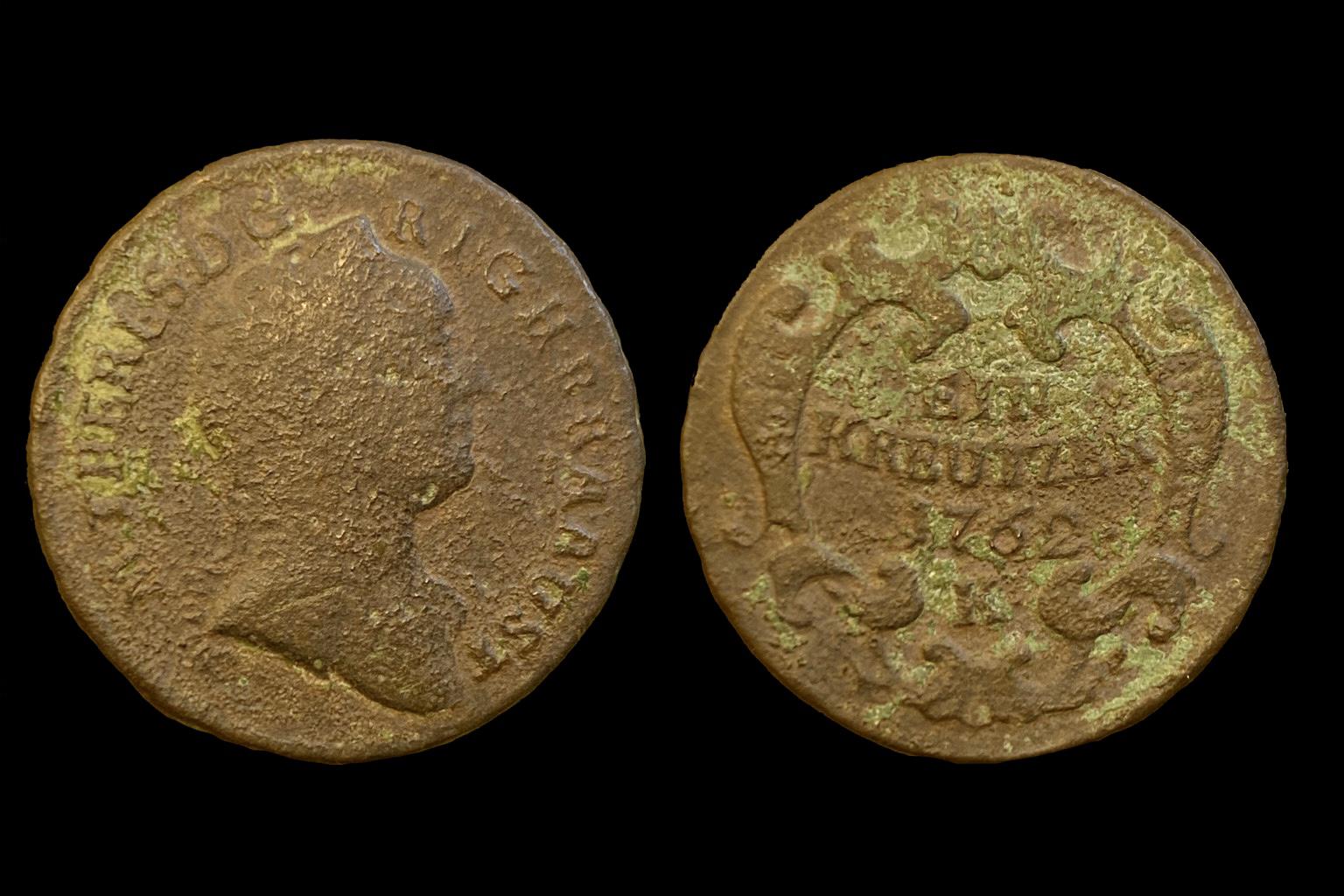 Maria Theresia   ia (1762K) 1 kreutzer 