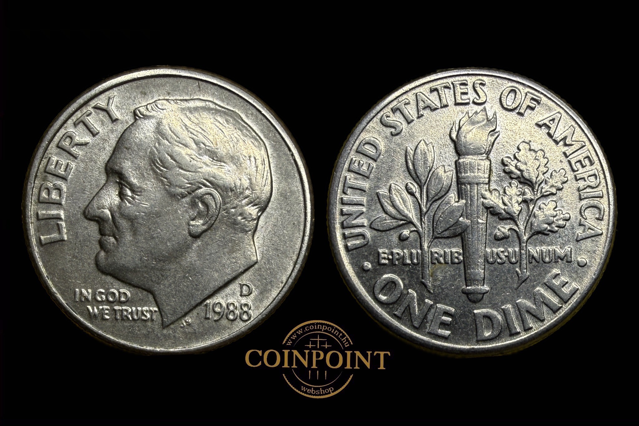 USA 1 Dime 1988D Roosevelt