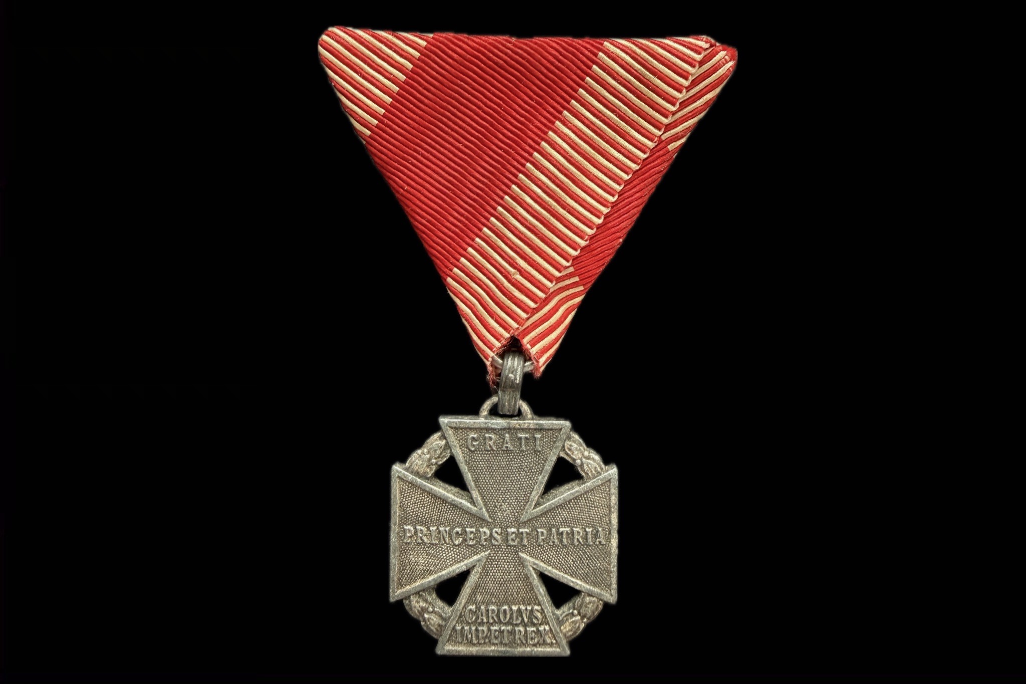 IV.Károly Csapatkereszt mellszalagon