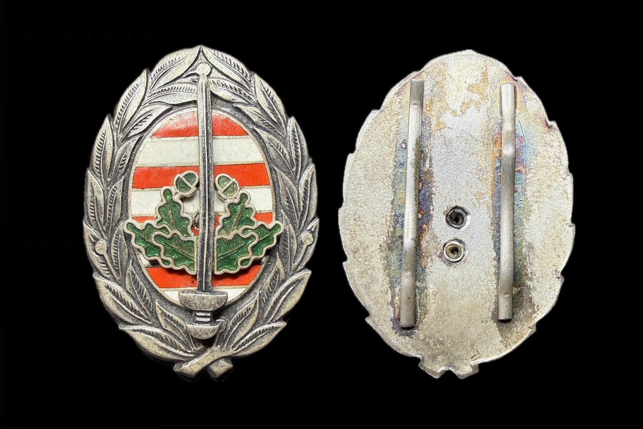 Kossuth Lajos Katonai Főiskola zománcos jelvény