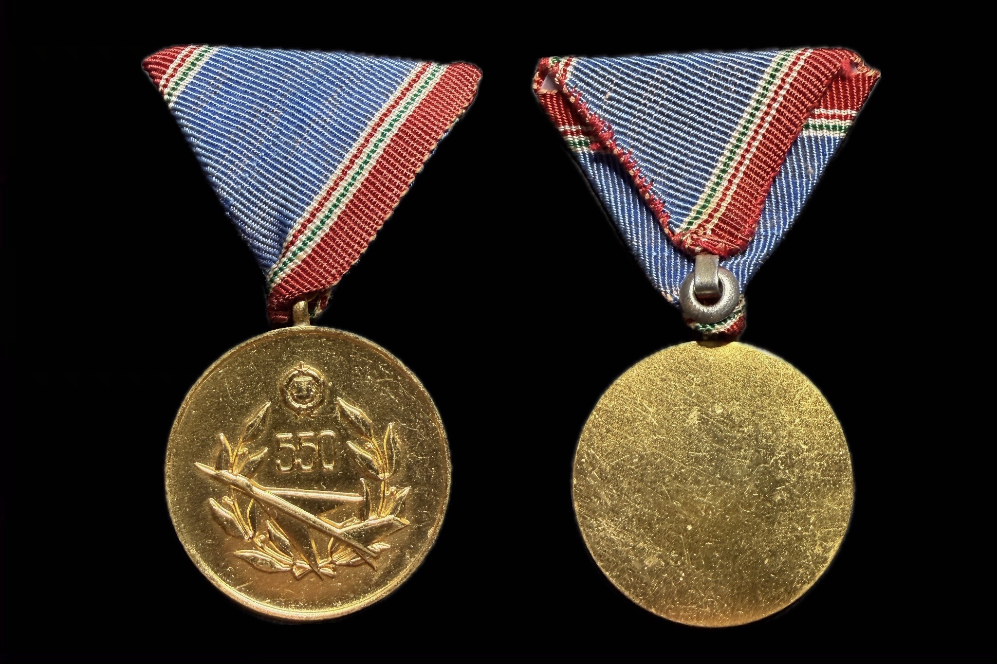 Szolgálati Érdemérem 550 repült óra után