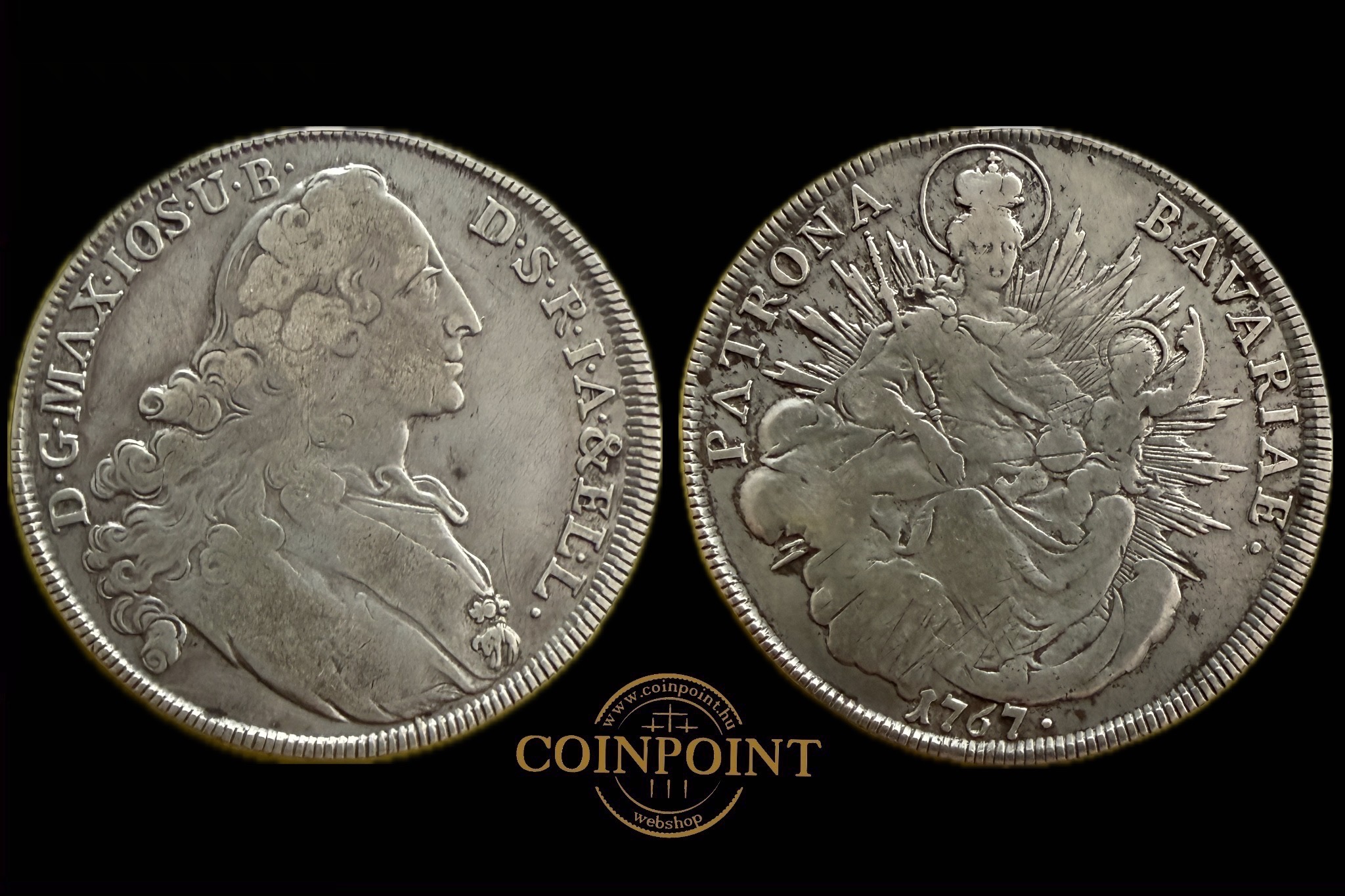 1767 III.Maximilian Joseph (1745-1777) Tallér Dav ETC 1953