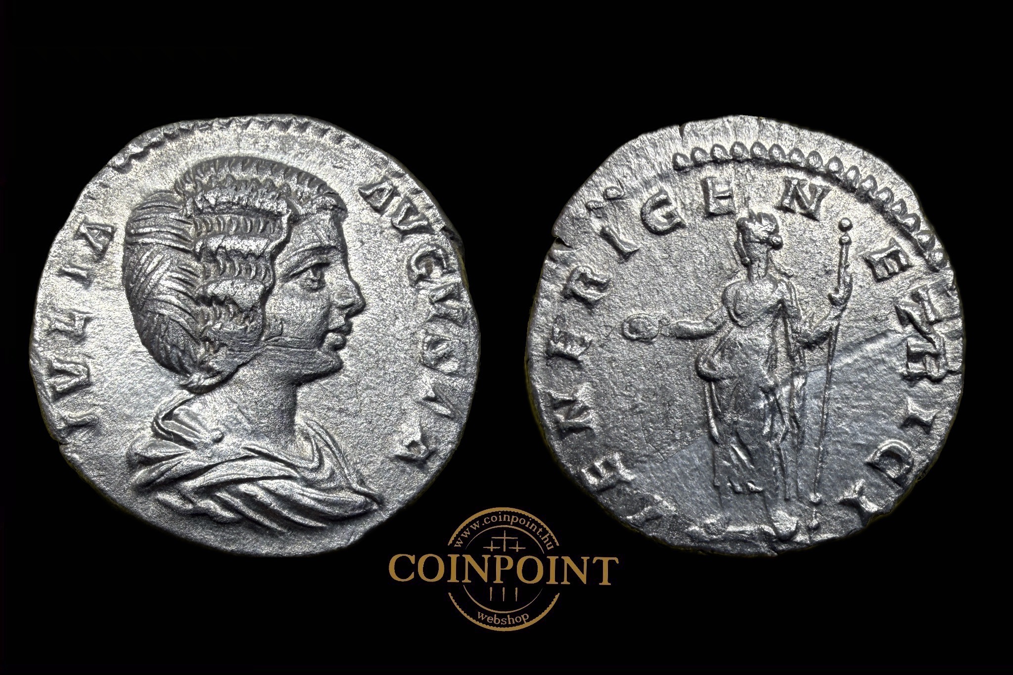 Julia Domna Dénár (+217) Róma RIC 578