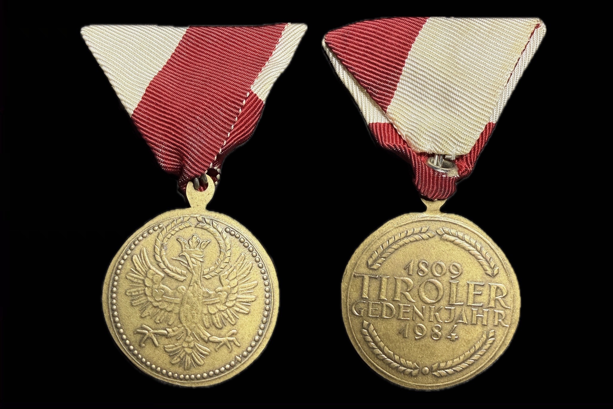 Osztrák emlékérem 1809-es tiroli felkelés 175. évfordulójára (1984)