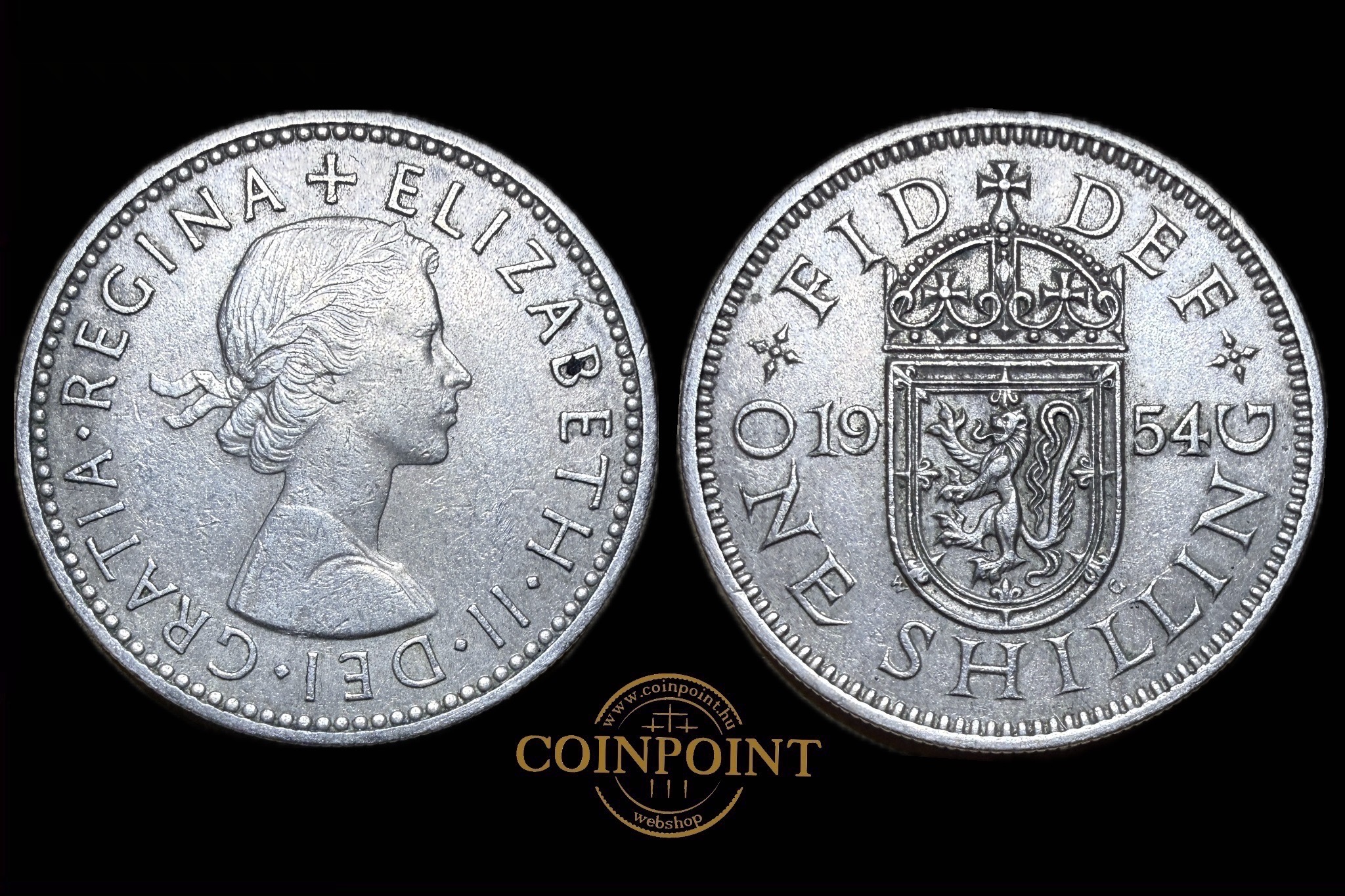 Anglia II.Erzsébet 1 Shillings 1954