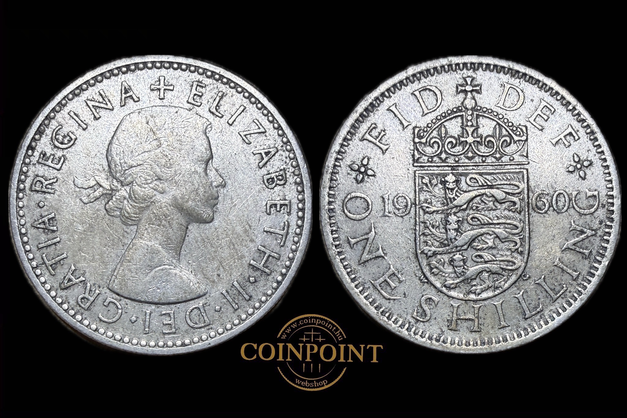 Anglia II.Erzsébet 1 Shillings 1960