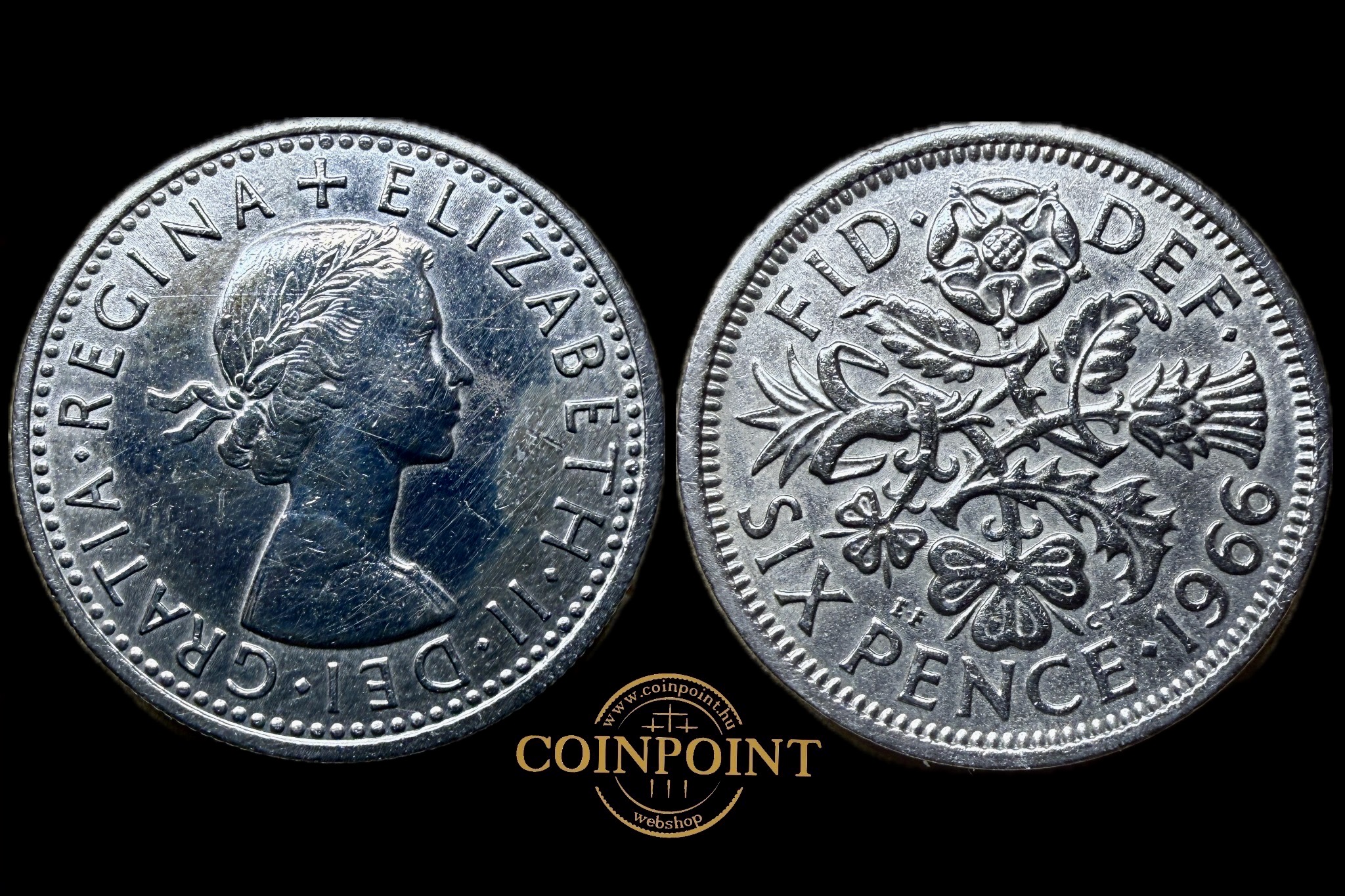 Anglia II.Erzsébet 6 Shillings 1966