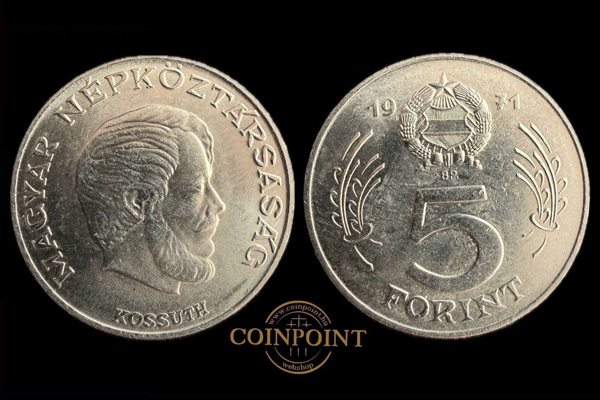 Magyar Népköztársaság 5 Forint (1971)BP Adamo F8 UNC 