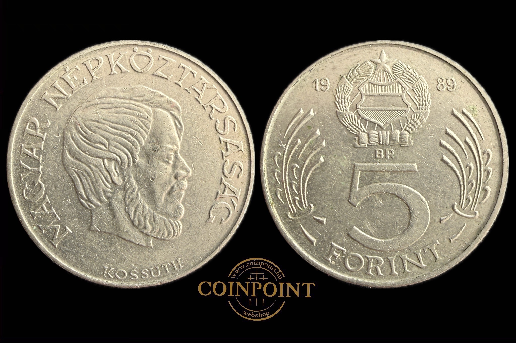 Magyar Népköztársaság 5 Forint (1989)BP Adamo F8.4 